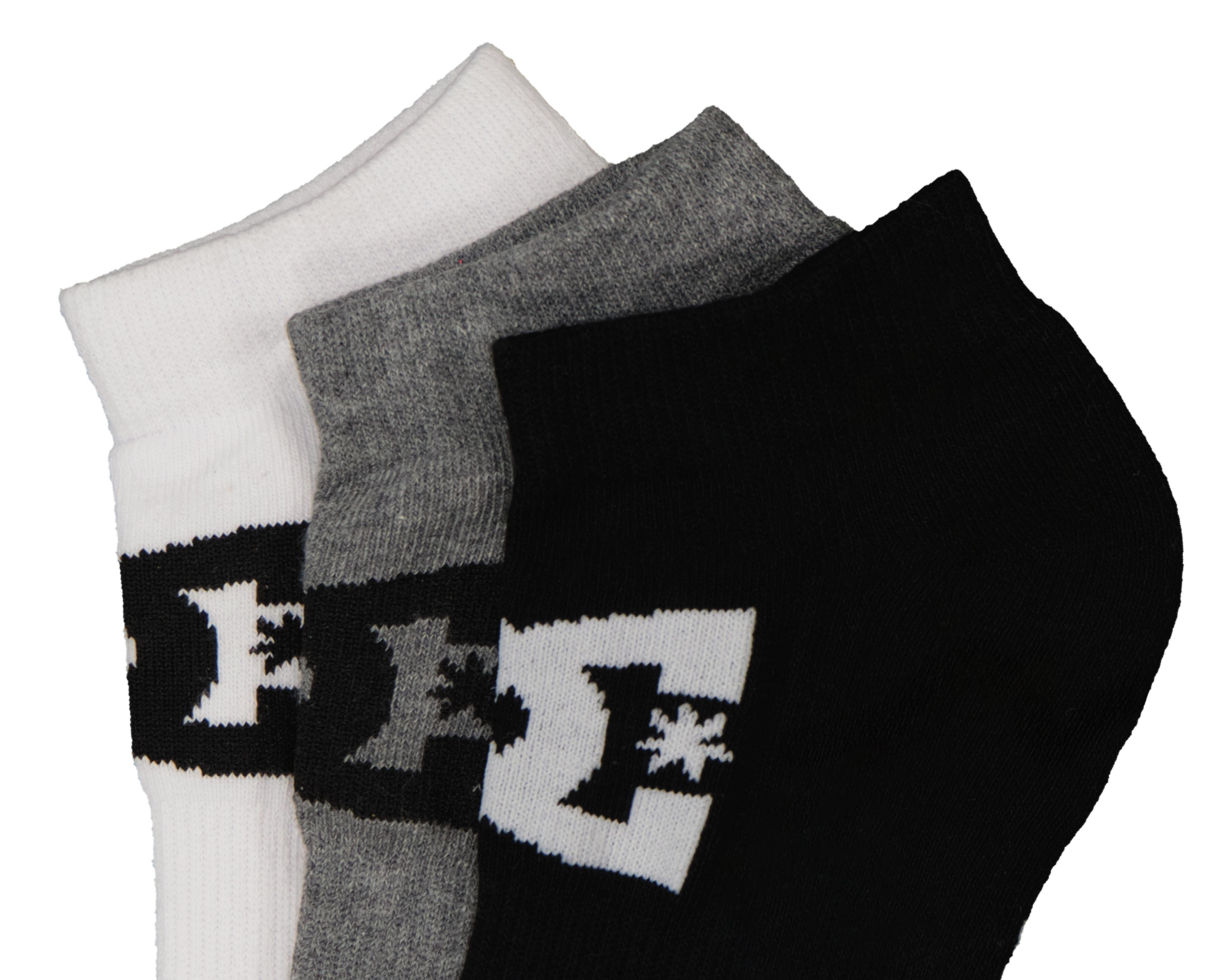 Foto 3 pulgar | Calcetas Tines DC Shoes para Hombre 3 Pares