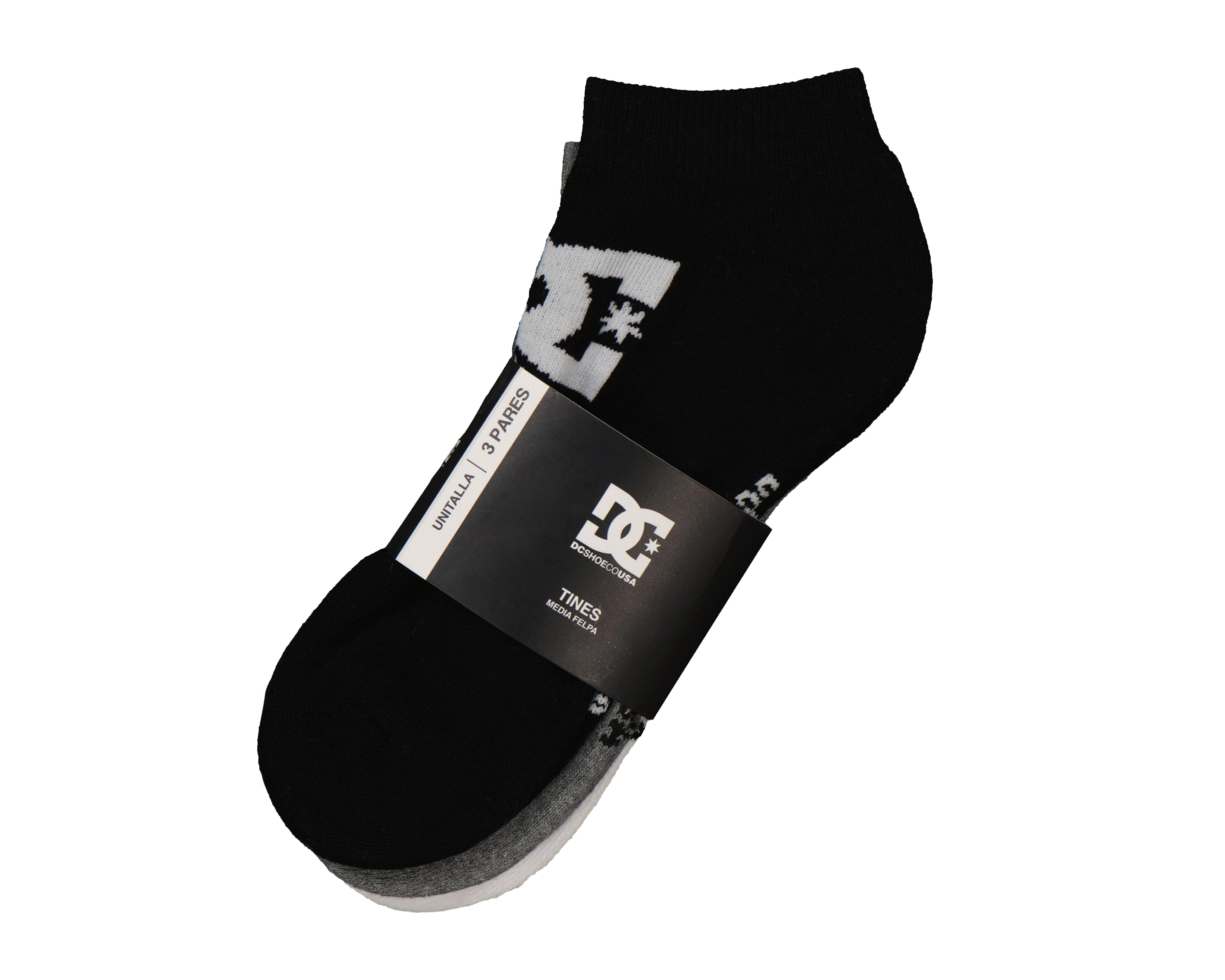 Foto 4 pulgar | Calcetas Tines DC Shoes para Hombre 3 Pares