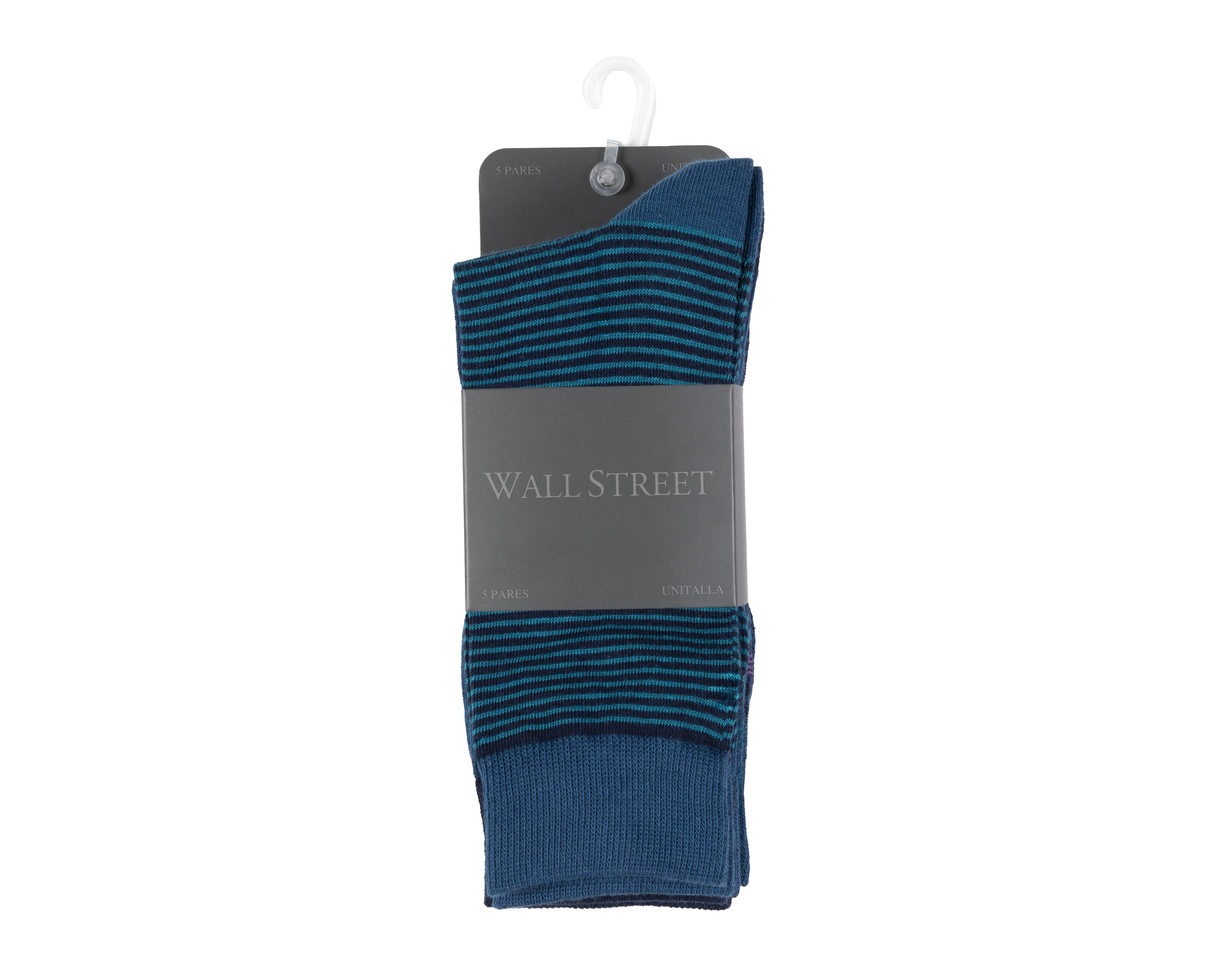 Foto 4 pulgar | Calcetas de Vestir Wall Street para Hombre 5 Pares