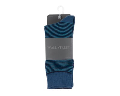 Foto 3 | Calcetas de Vestir Wall Street para Hombre 5 Pares