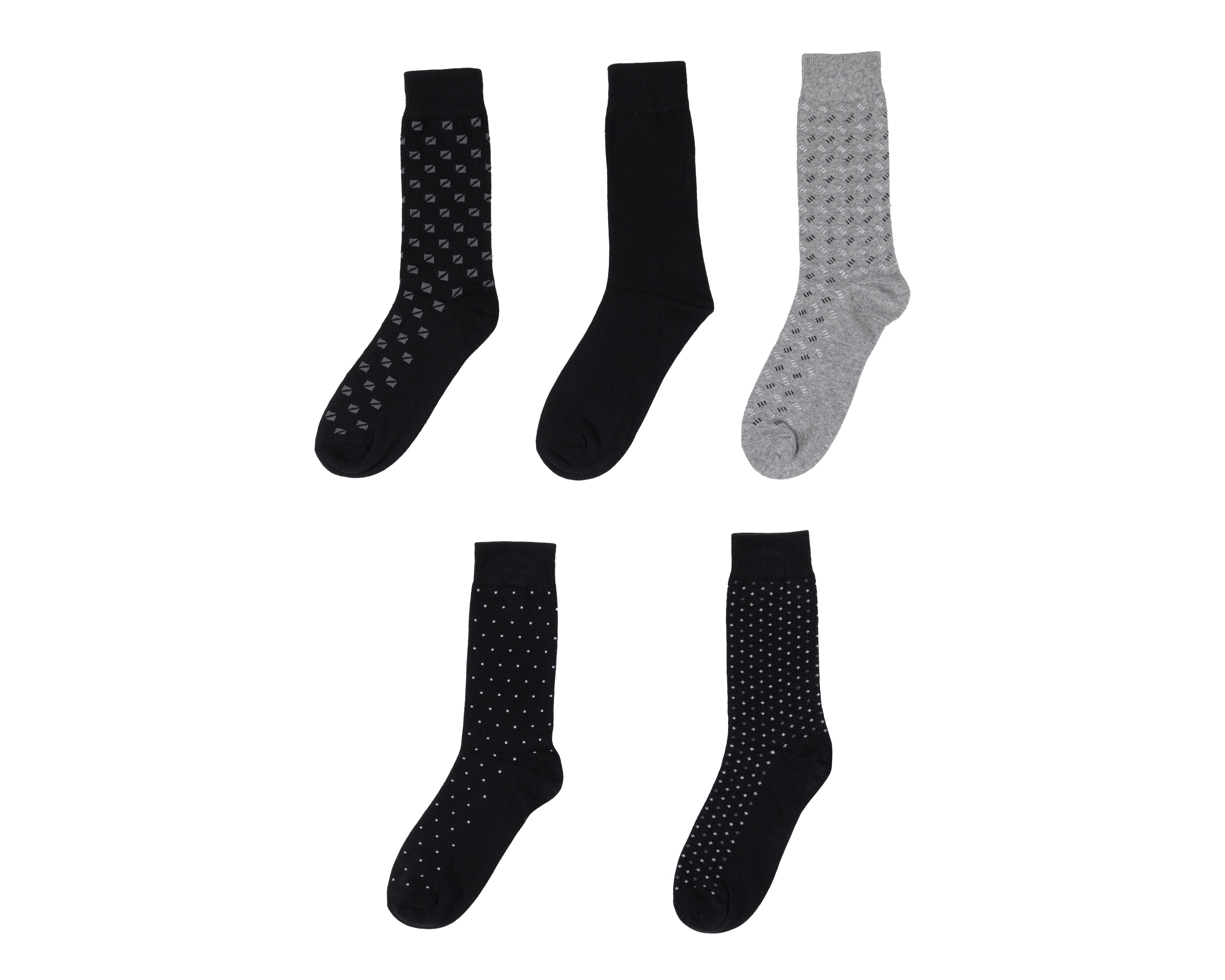 Foto 2 pulgar | Calcetas de Vestir Wall Street para Hombre 5 Pares