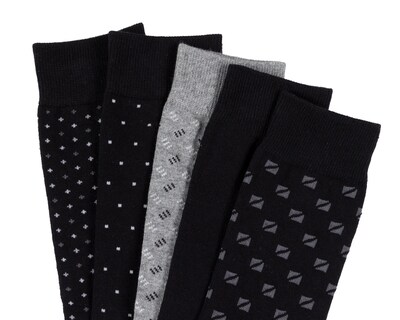 Foto 2 | Calcetas de Vestir Wall Street para Hombre 5 Pares