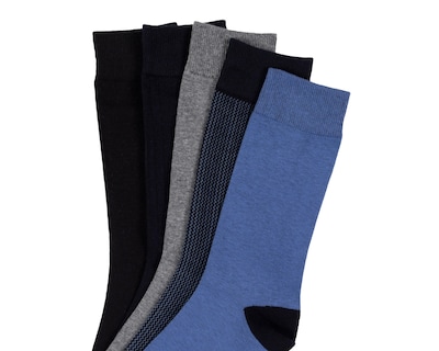 Foto 2 | Calcetas de Vestir York Team Polo Club para Hombre 5 Pares