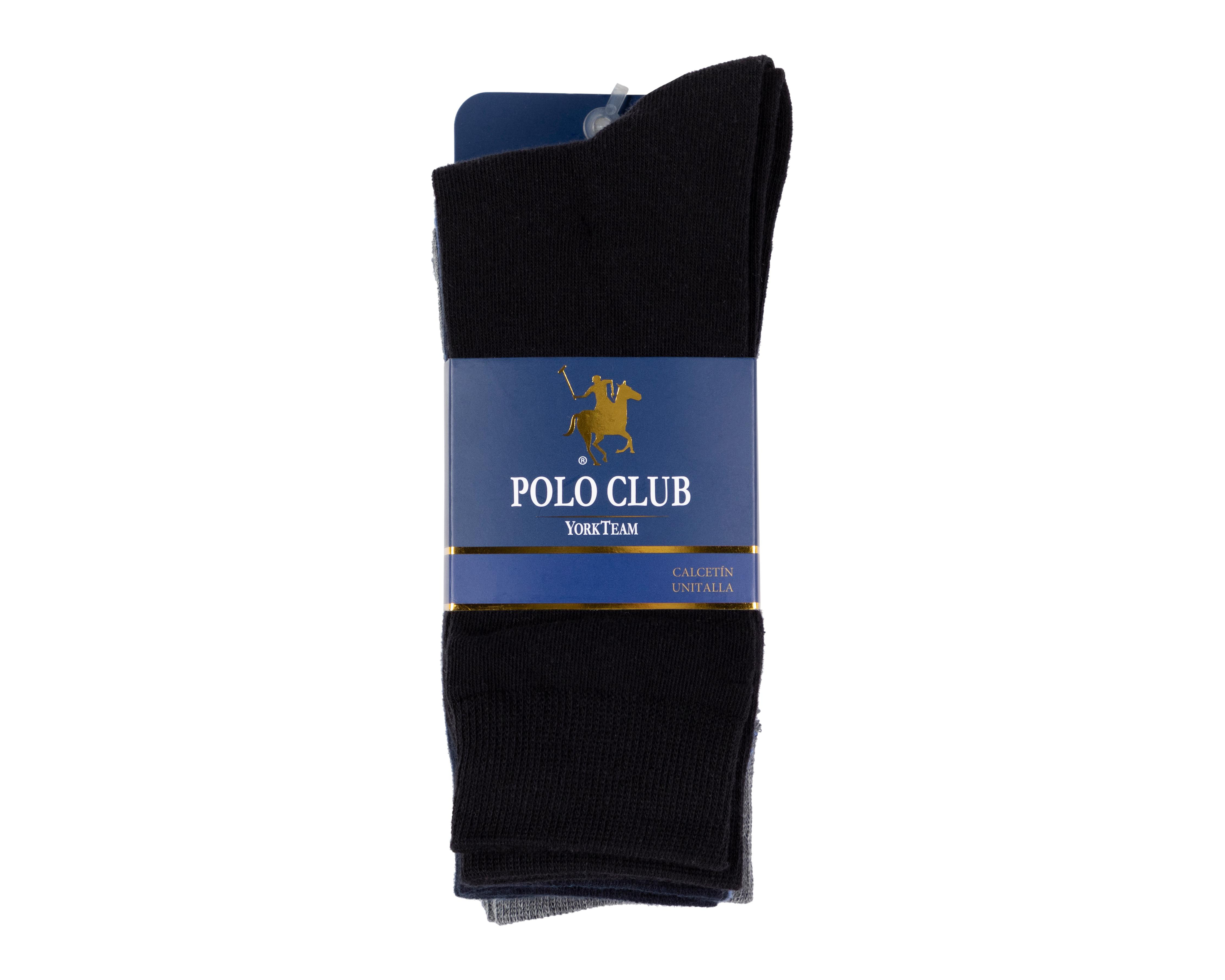 Foto 4 pulgar | Calcetas de Vestir York Team Polo Club para Hombre 5 Pares