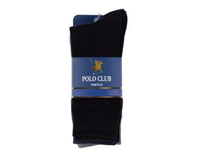 Foto 3 | Calcetas de Vestir York Team Polo Club para Hombre 5 Pares