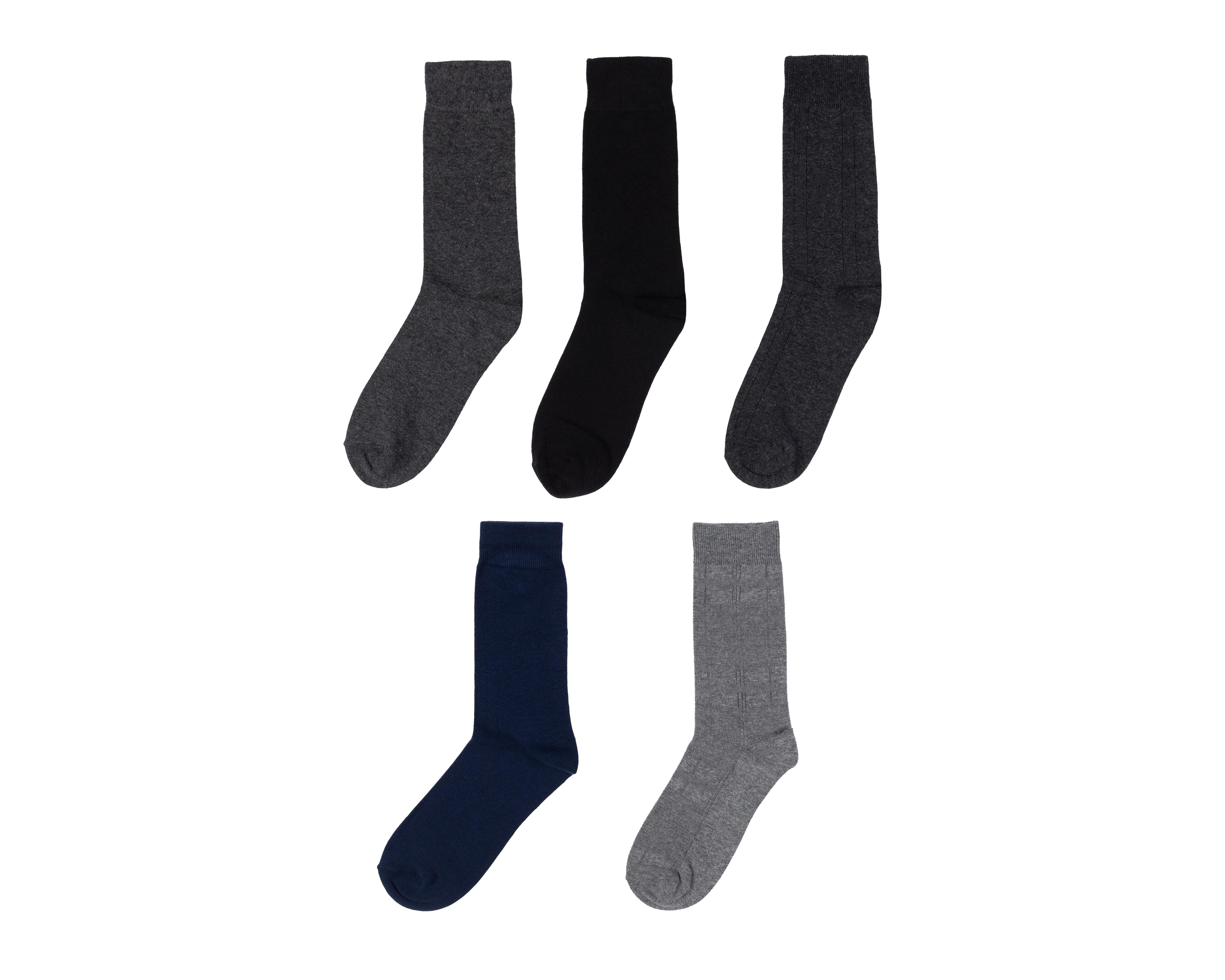 Foto 2 pulgar | Calcetas de Vestir Wall Street para Hombre 5 Pares