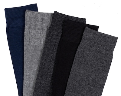 Foto 2 | Calcetas de Vestir Wall Street para Hombre 5 Pares