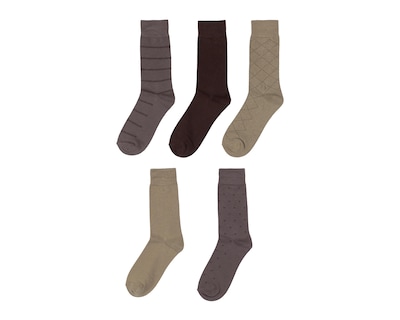 Foto 1 | Calcetas de Vestir Wall Street para Hombre 5 Pares