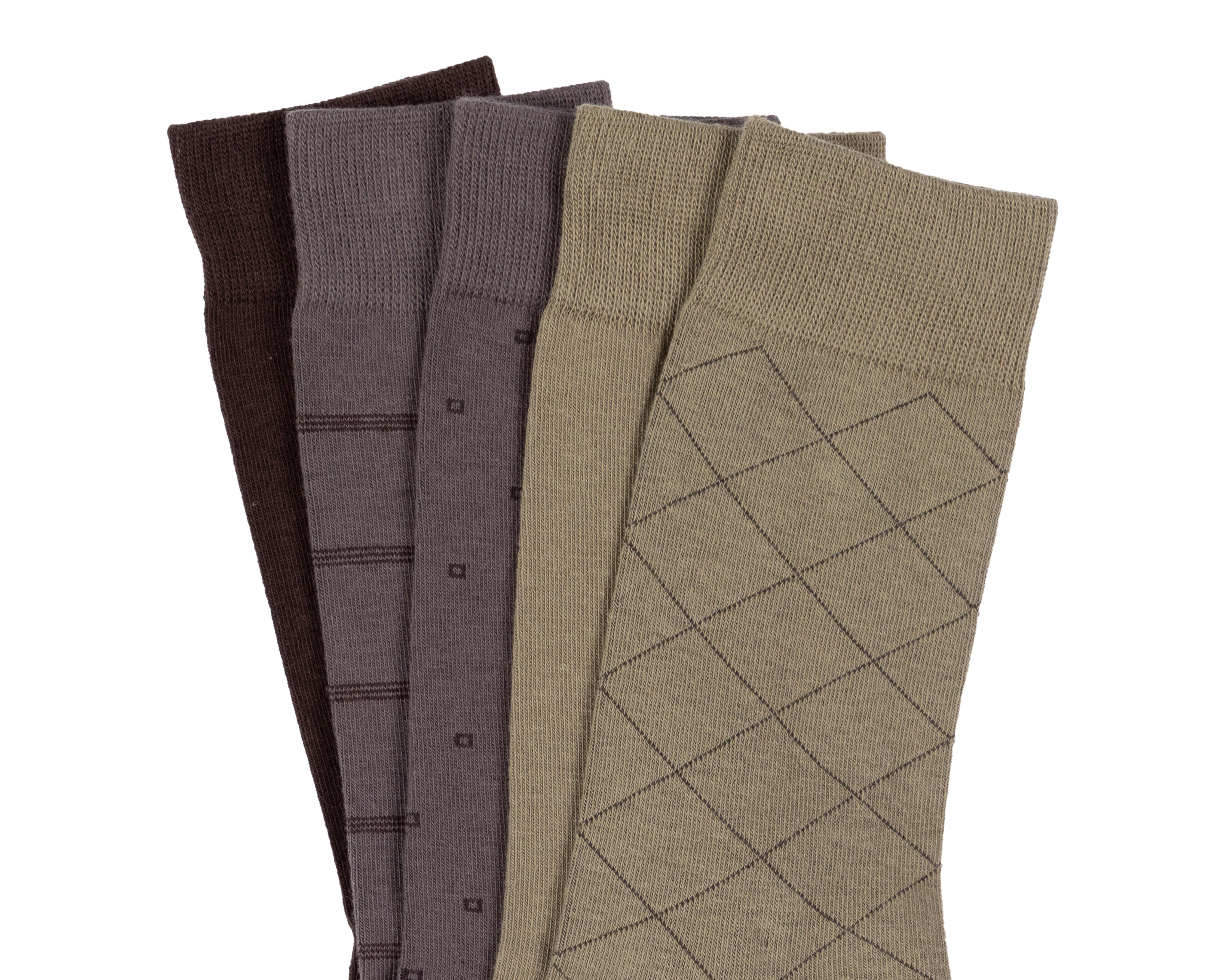 Foto 3 pulgar | Calcetas de Vestir Wall Street para Hombre 5 Pares