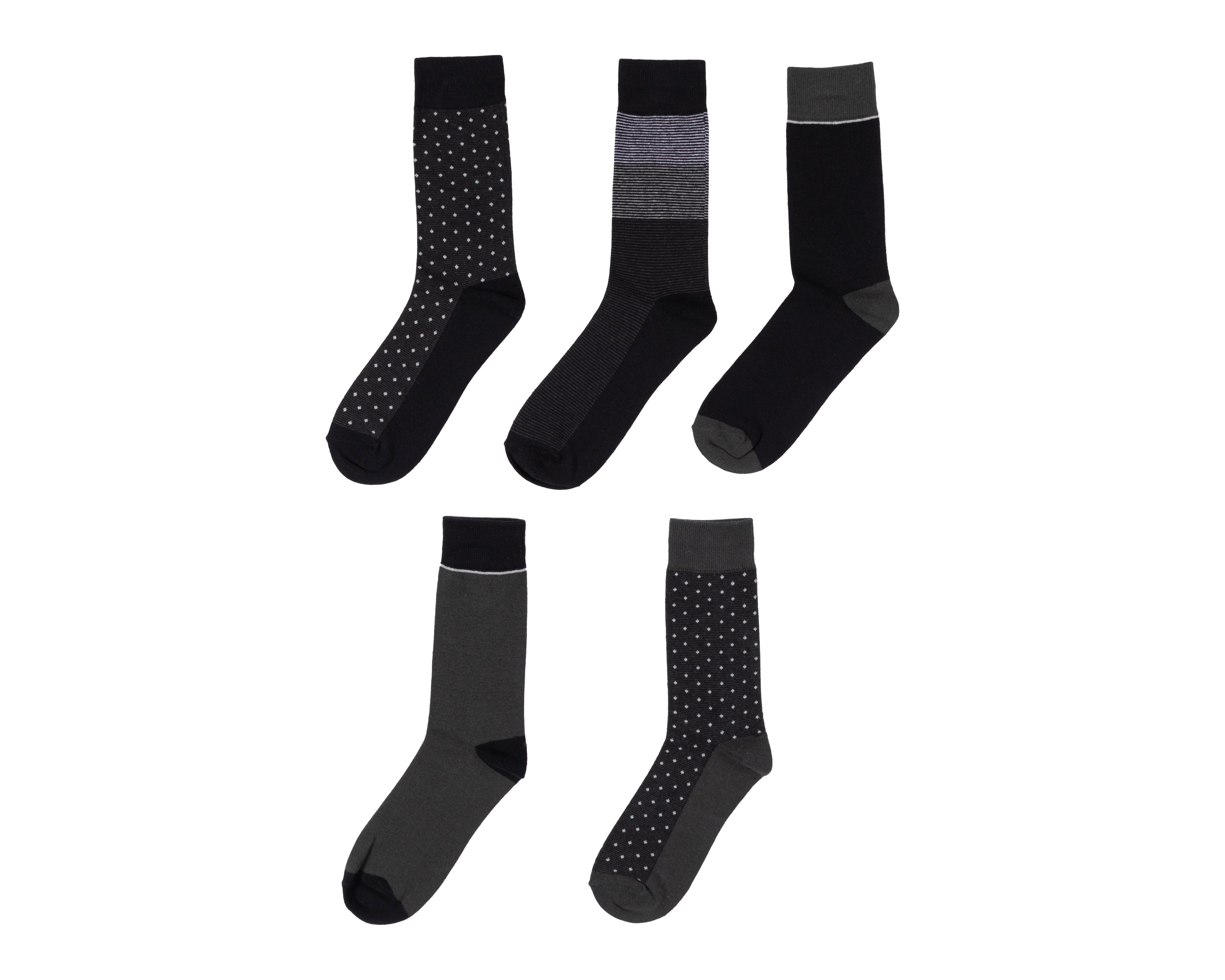Foto 2 pulgar | Calcetas de Vestir Wall Street para Hombre 5 Pares