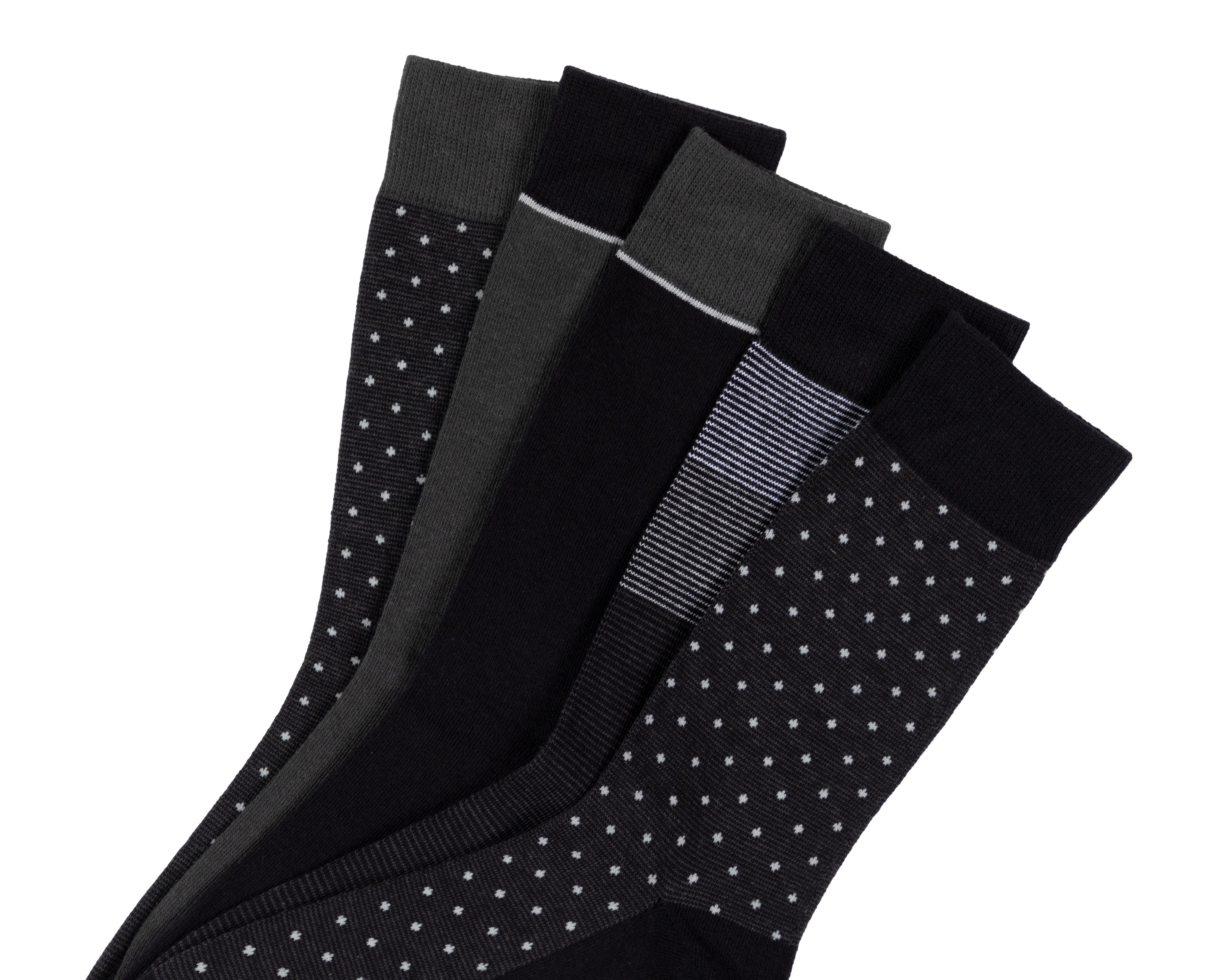 Foto 3 pulgar | Calcetas de Vestir Wall Street para Hombre 5 Pares