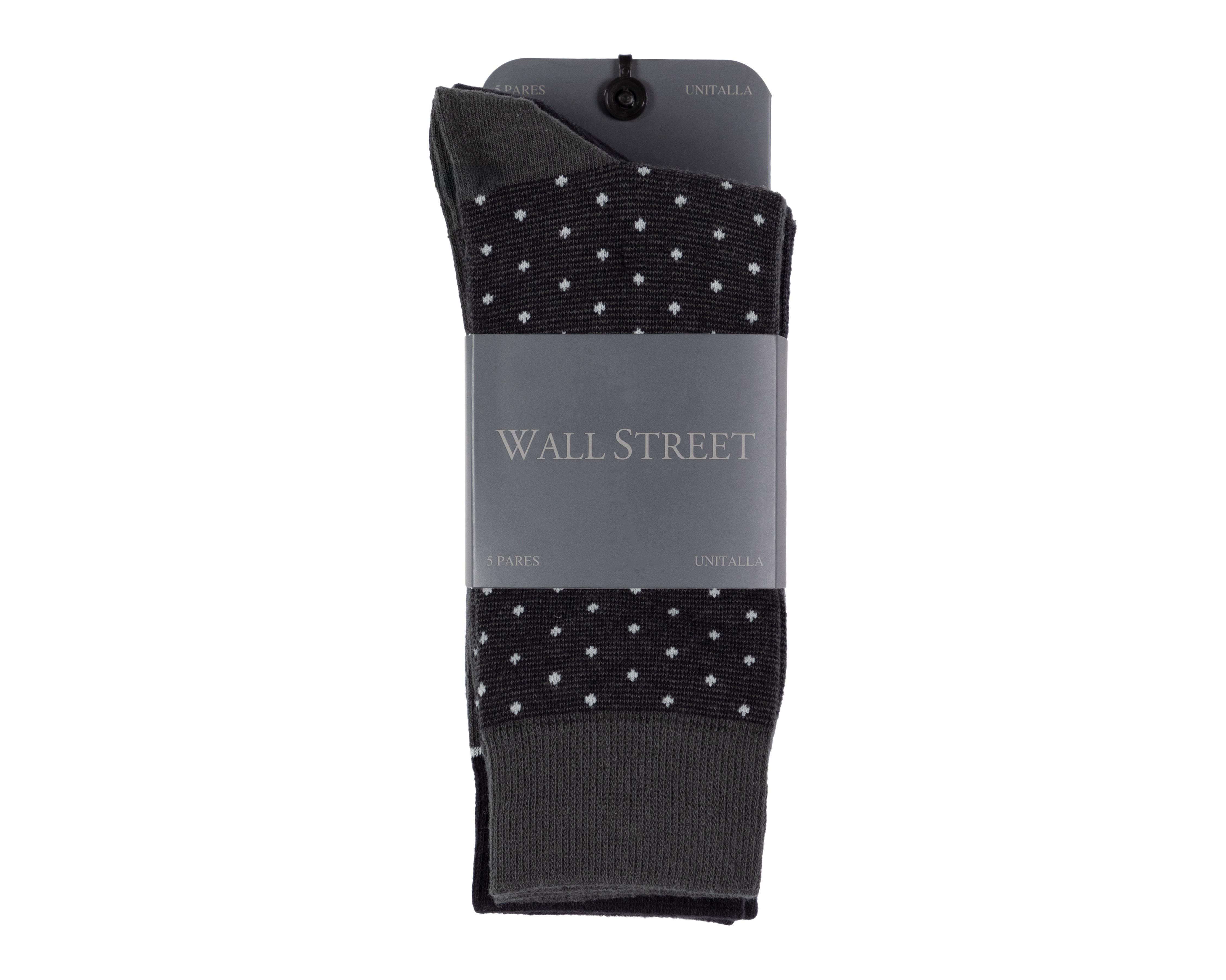 Foto 4 pulgar | Calcetas de Vestir Wall Street para Hombre 5 Pares