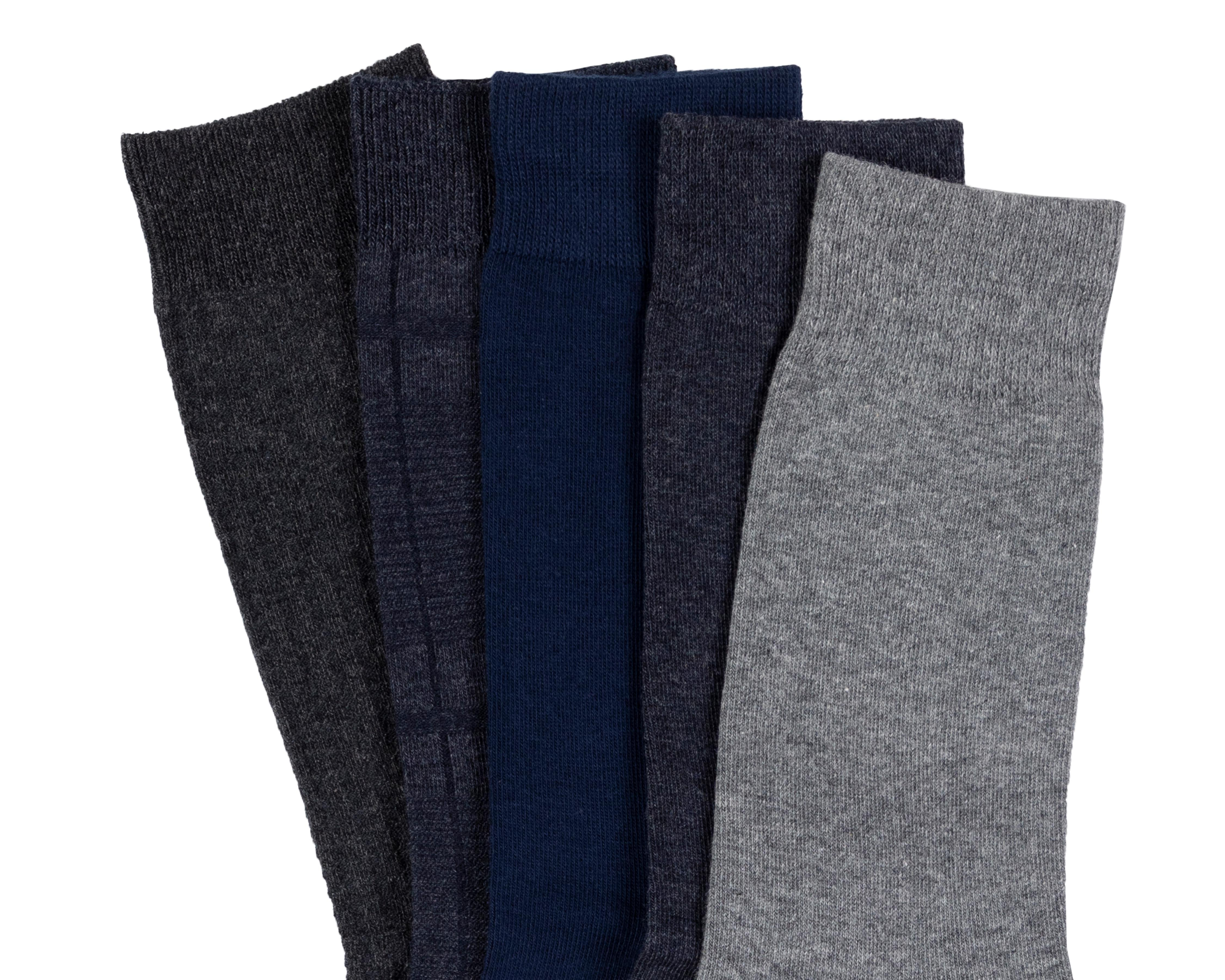 Foto 3 pulgar | Calcetas de Vestir Wall Street para Hombre 5 Pares