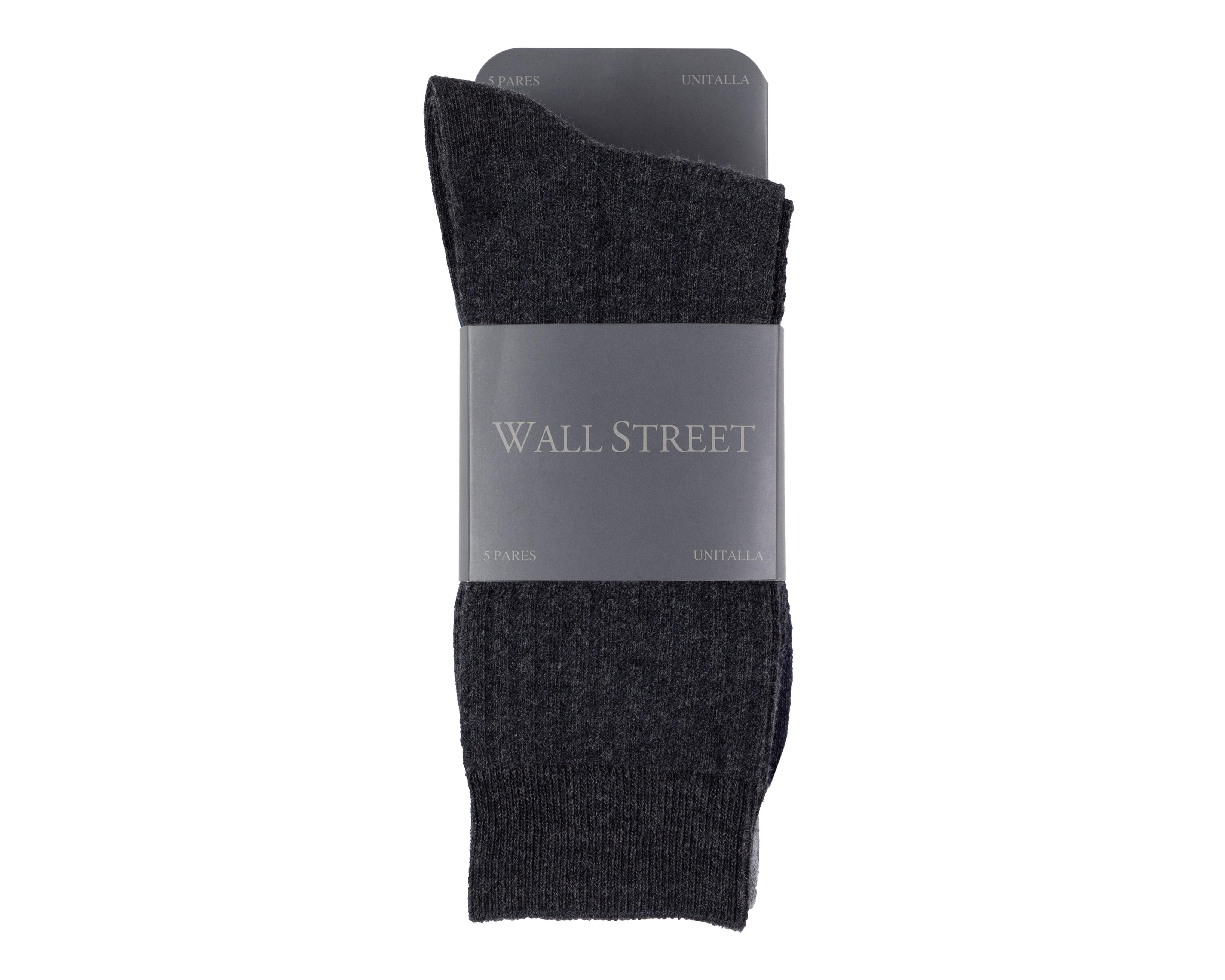 Foto 4 pulgar | Calcetas de Vestir Wall Street para Hombre 5 Pares