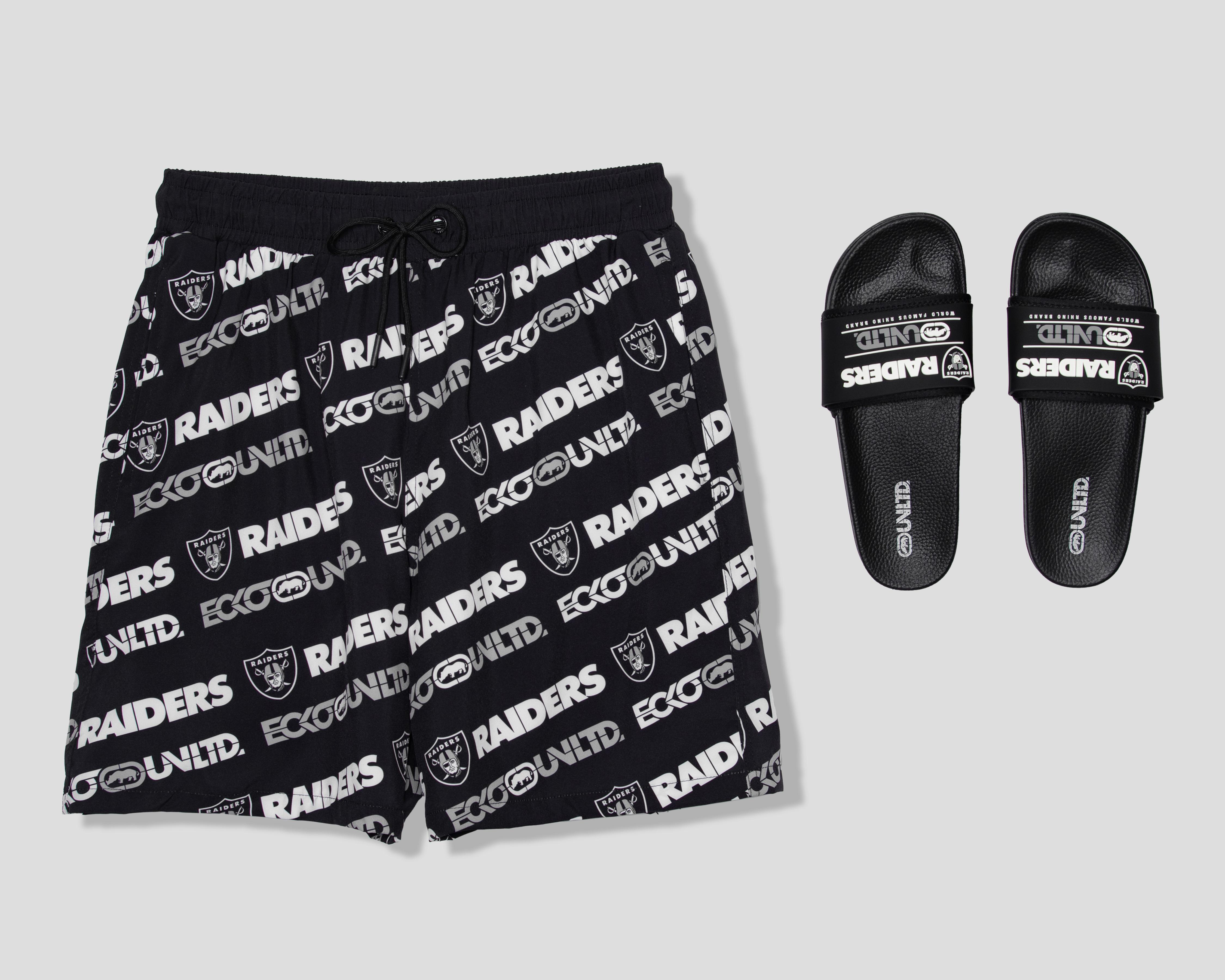 Traje de Baño Ecko Unltd. NFL Las Vegas Raiders con Sandalias para Hombre $579