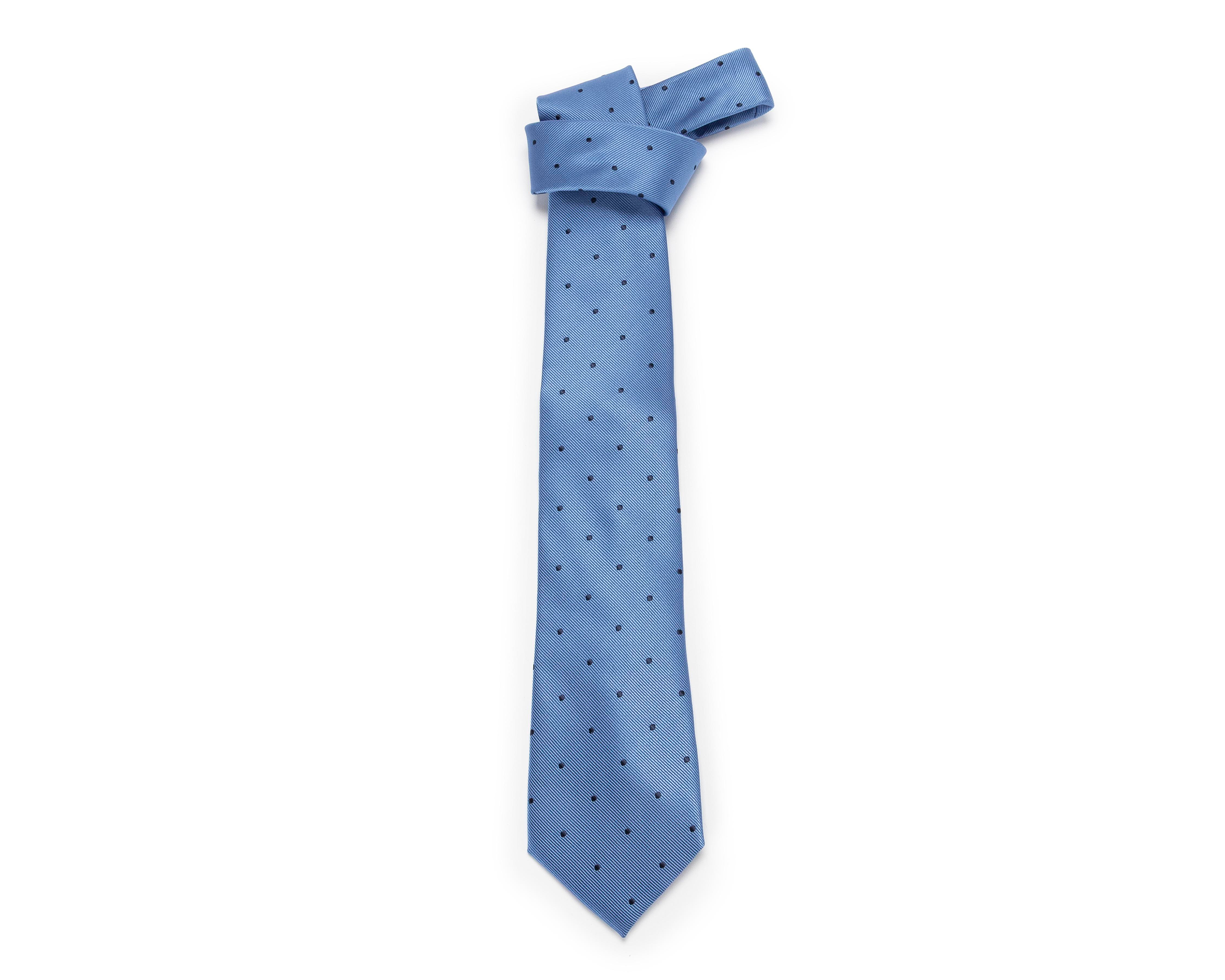 Corbata con Puntos Wall Street Azul