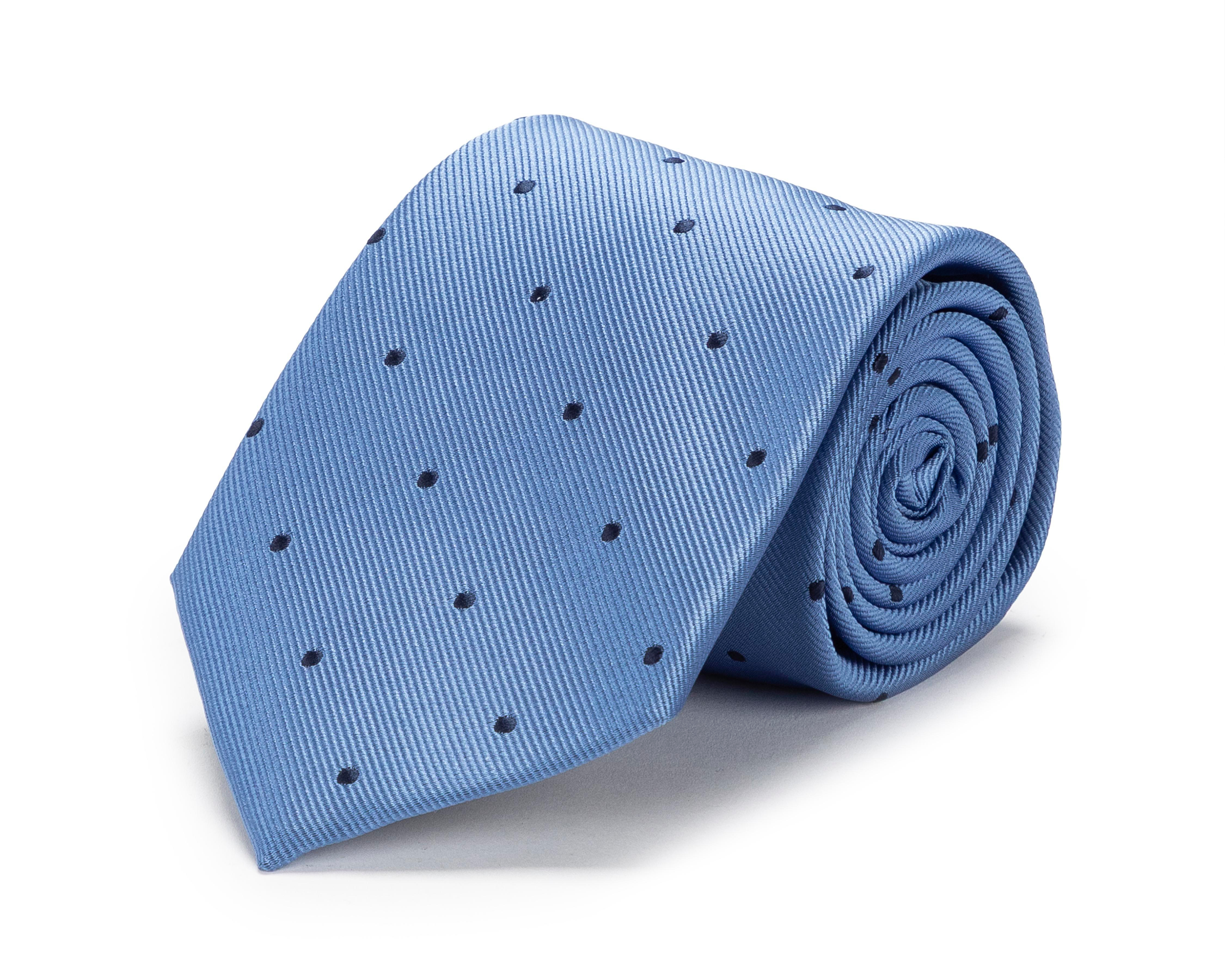 Foto 3 pulgar | Corbata con Puntos Wall Street Azul