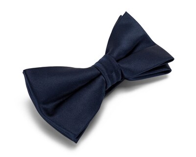 Foto 4 | Corbata de Moño Lisa Wall Street 2 Piezas