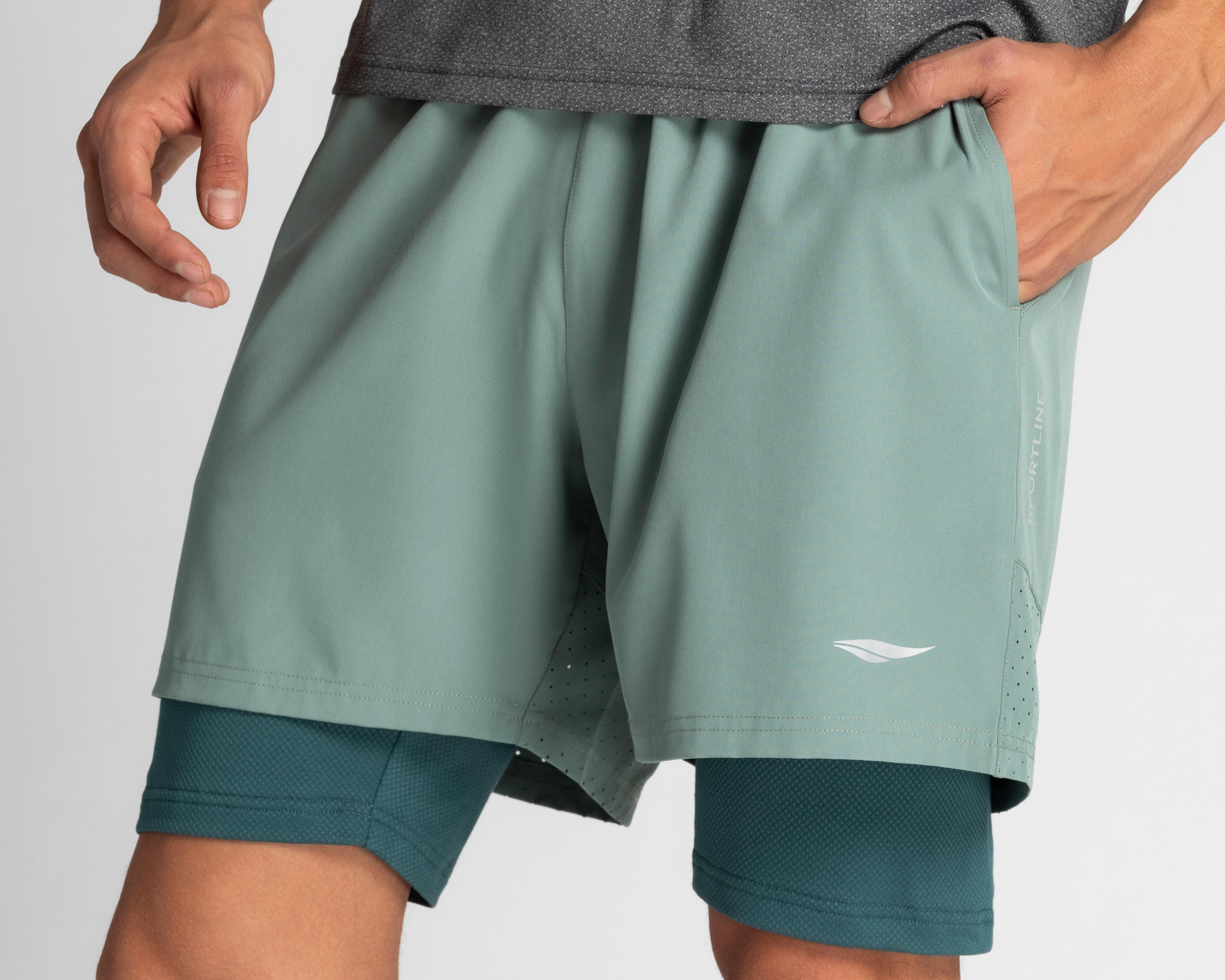 Foto 4 | Short de Entrenamiento Sportline para Hombre