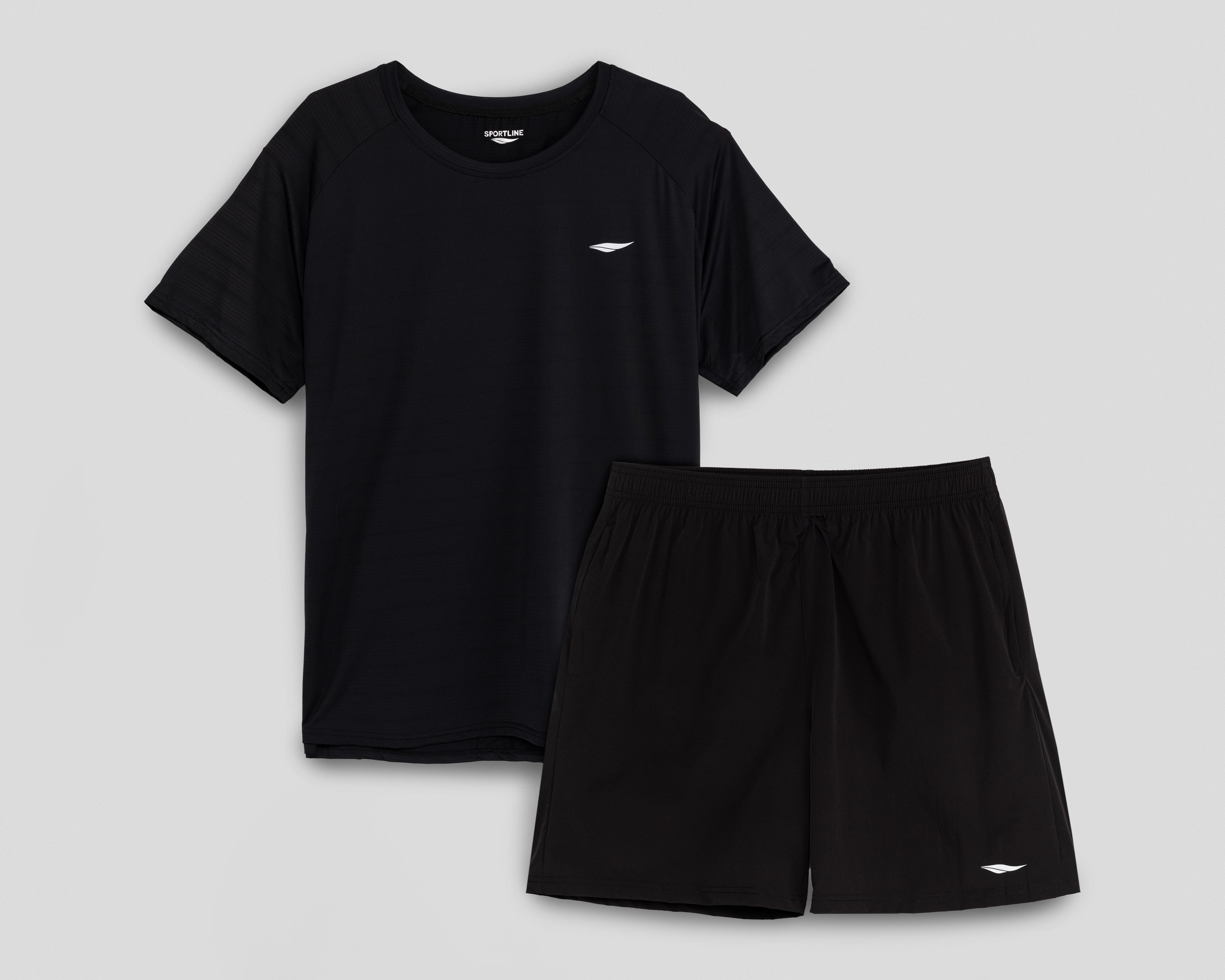 Foto 2 pulgar | Conjunto Deportivo de Playera y Short Sportline para Hombre