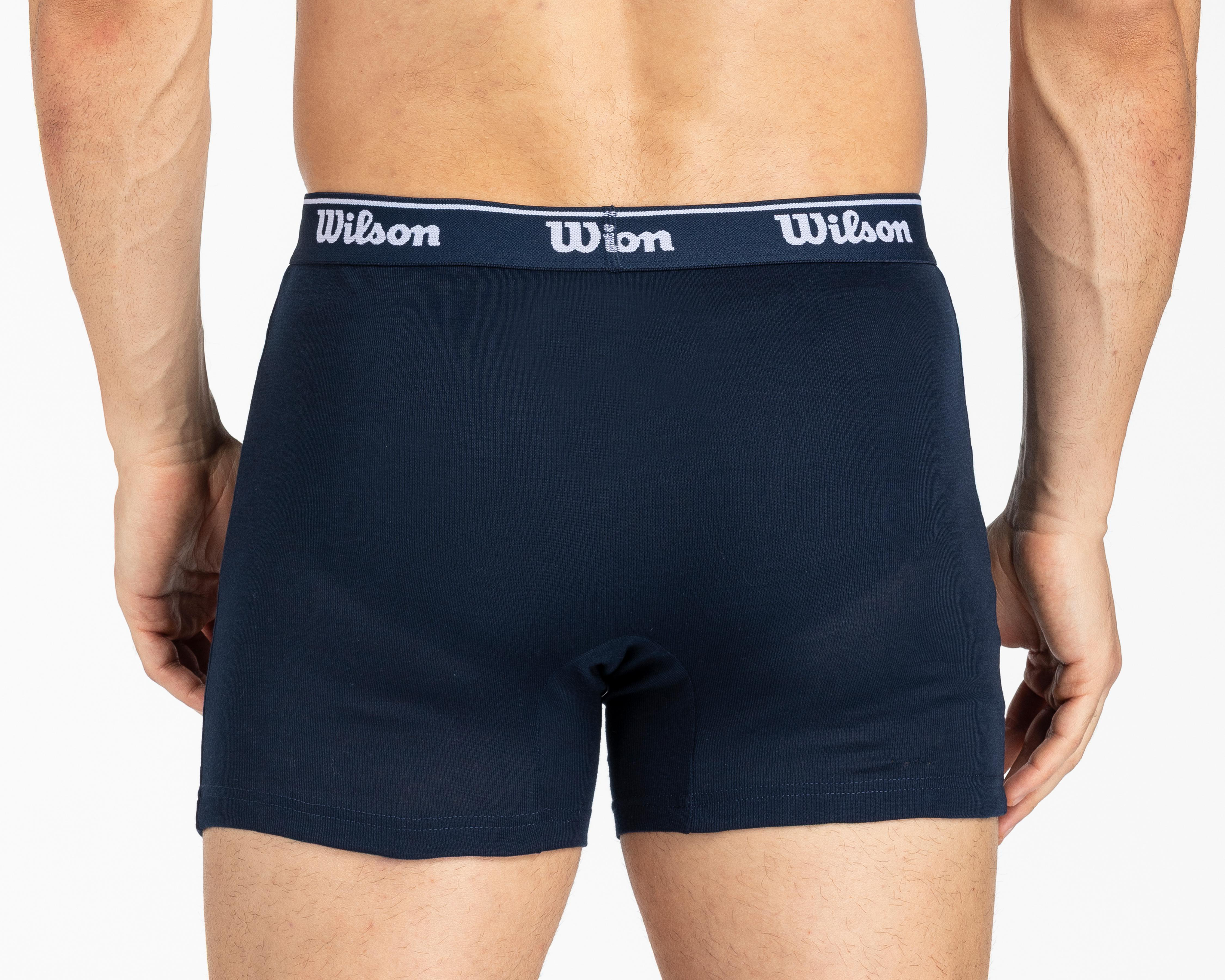 Foto 4 pulgar | Bóxer Corto Wilson para Hombre 4 Piezas