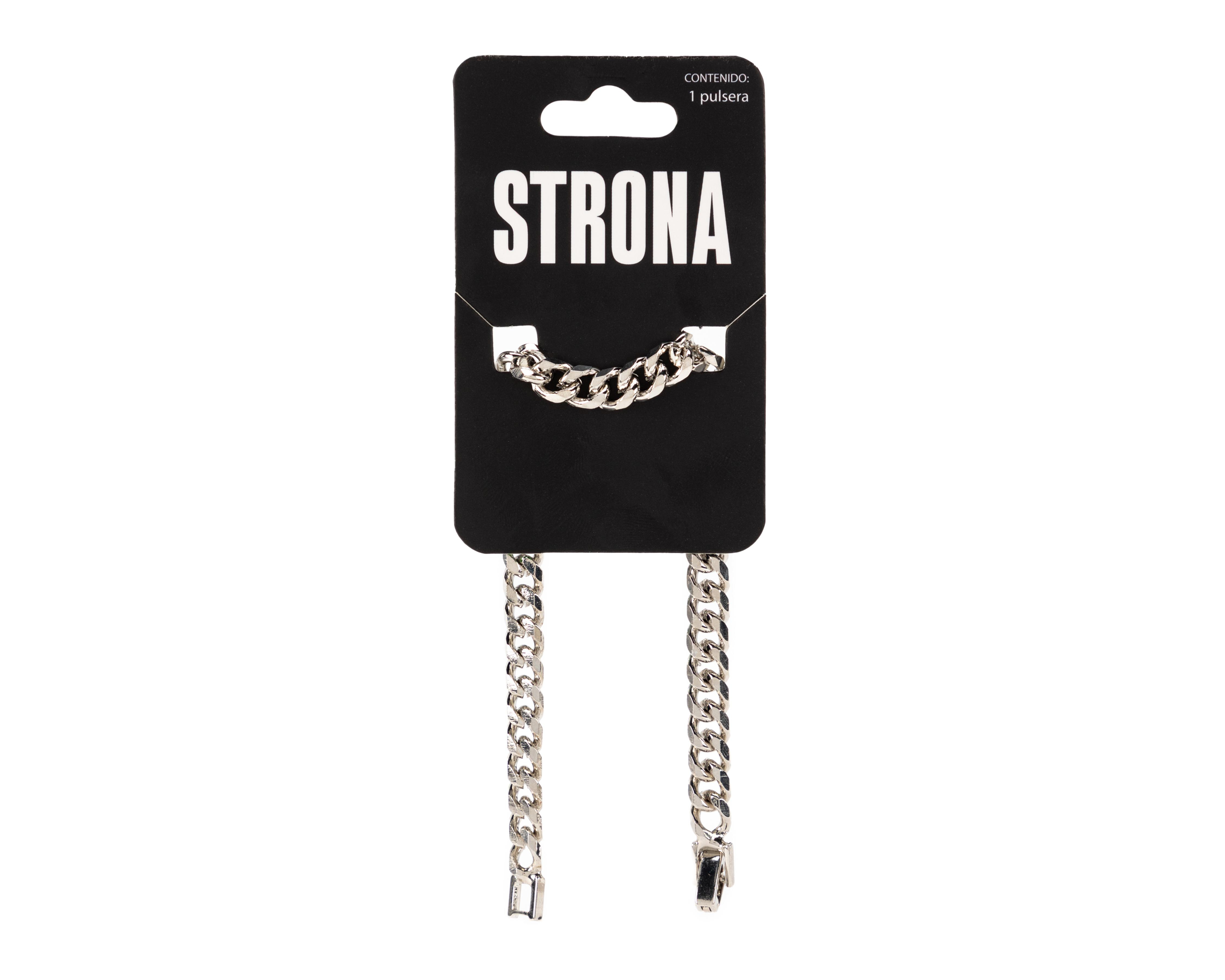 Foto 4 | Pulsera Strona Plateada