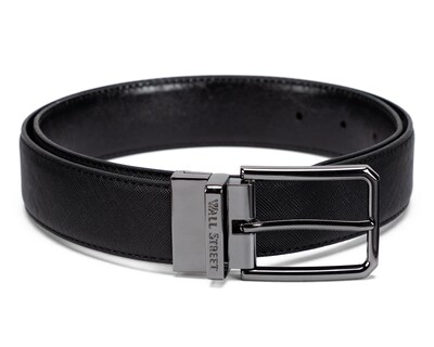 Foto 1 | Cinturón para Hombre Wall Street Negro