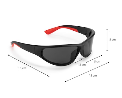 Foto 5 | Lentes de Sol para Hombre Strona Deportivos Negros