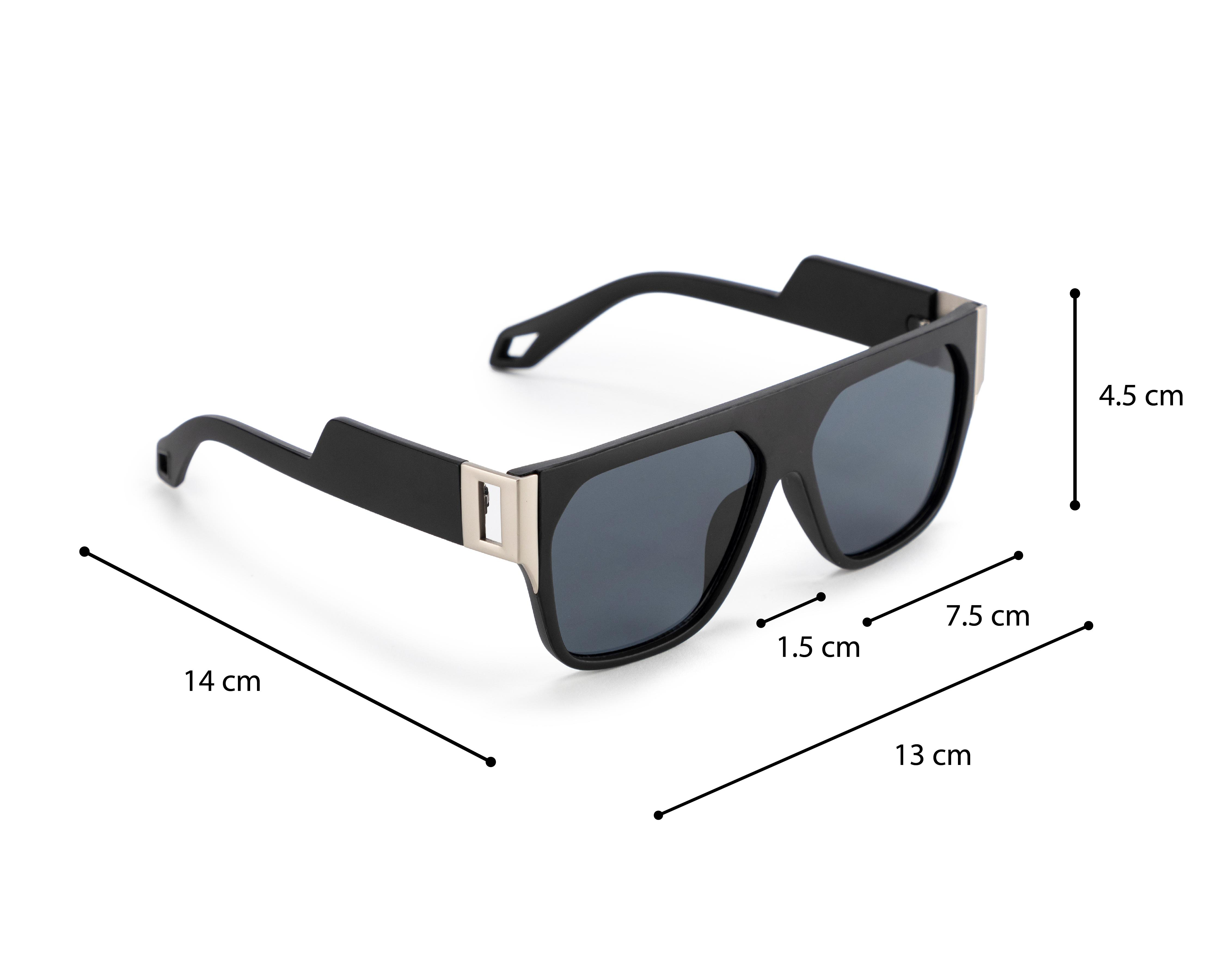 Foto 6 pulgar | Lentes de Sol para Hombre Strona Cuadrados Negros