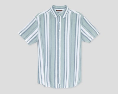 Foto 1 | Camisa Casual Porto Sur Regular a Rayas para Hombre