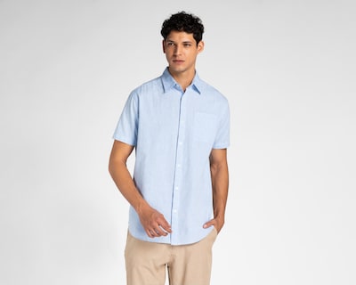 Foto 1 | Camisa Casual de Algodón Porto Sur Regular Fit Lisa para Hombre