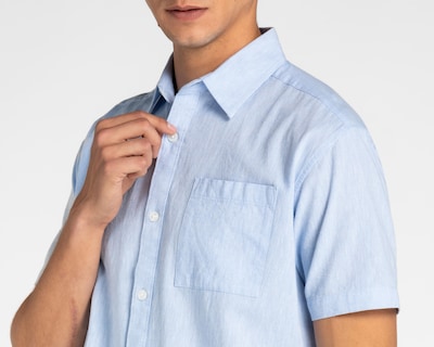 Foto 3 | Camisa Casual de Algodón Porto Sur Regular Fit Lisa para Hombre