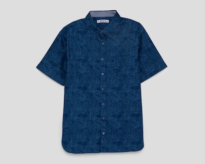 Foto 1 | Camisa Casual de Algodón Refill Regular Estampada para Hombre