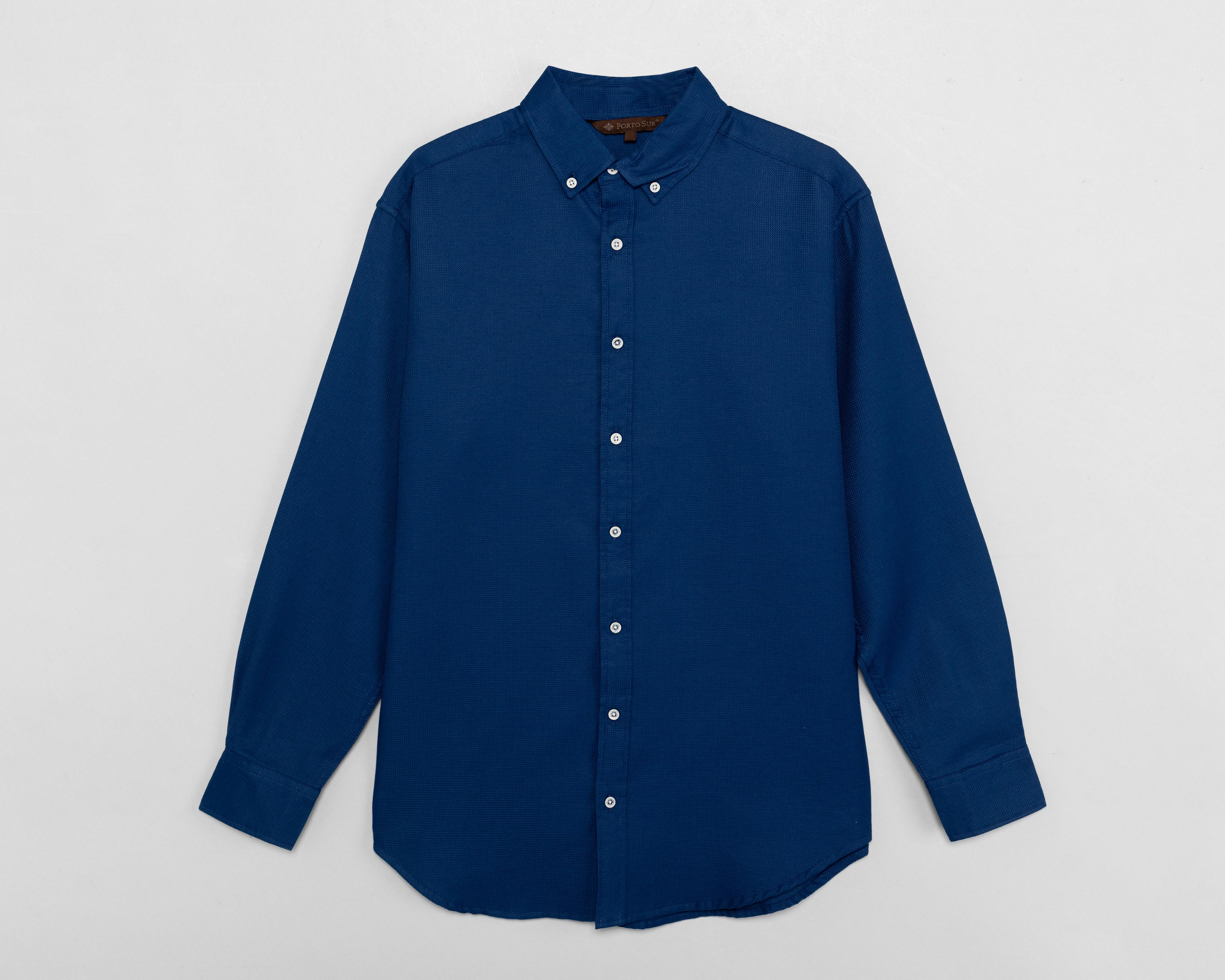 Camisa Casual Porto Sur Regular Fit Liso para Hombre