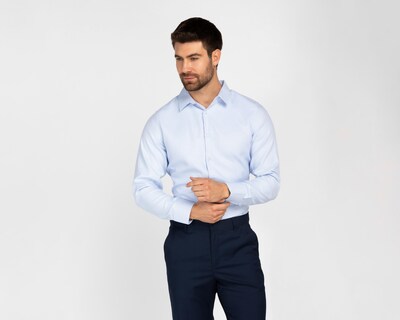 Foto 1 | Camisa Casual Wall Street Regular a Rayas para Hombre