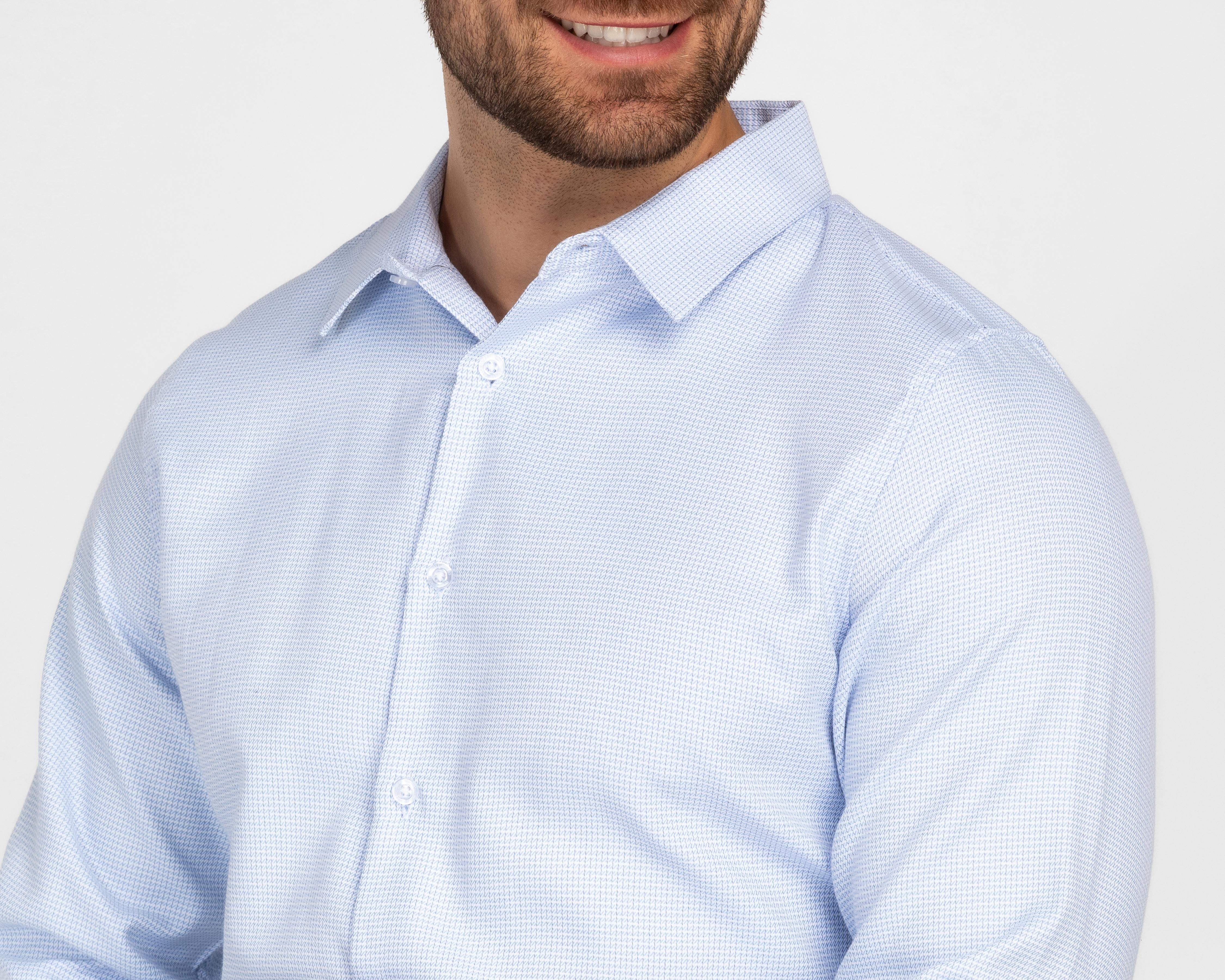 Foto 3 | Camisa Casual Wall Street Regular a Rayas para Hombre