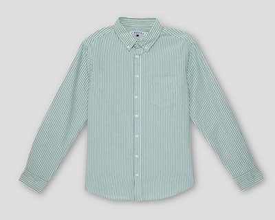 Foto 1 | Camisa Casual de Algodón Refill Regular Fit a Rayas para Hombre