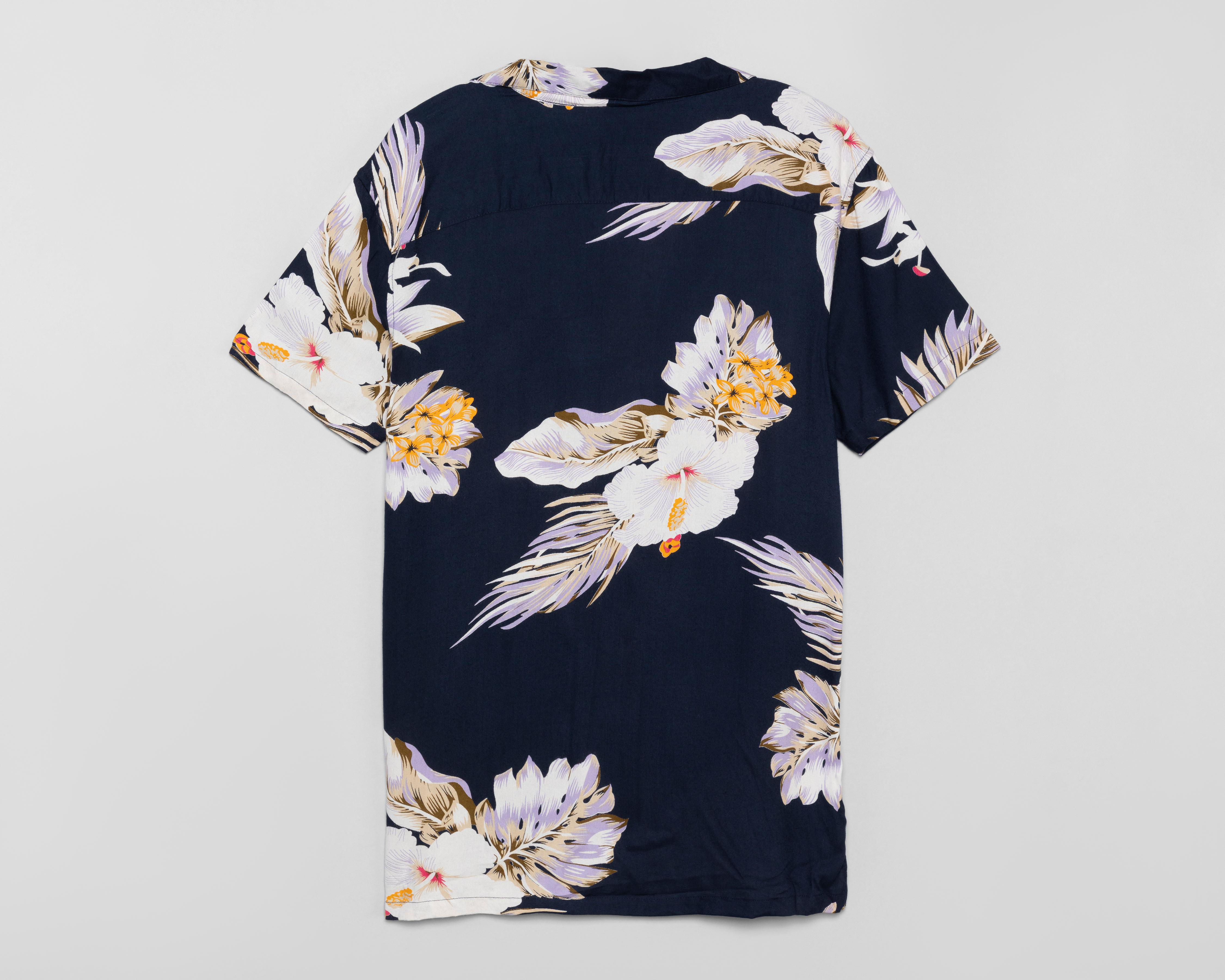 Foto 3 pulgar | Camisa Casual Porto Sur Regular Floral para Hombre