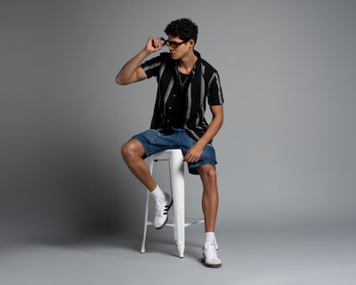 Foto 2 | Camisa de Moda Strona Regular a Rayas para Hombre