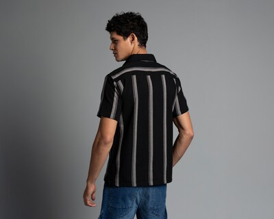 Foto 3 | Camisa de Moda Strona Regular a Rayas para Hombre