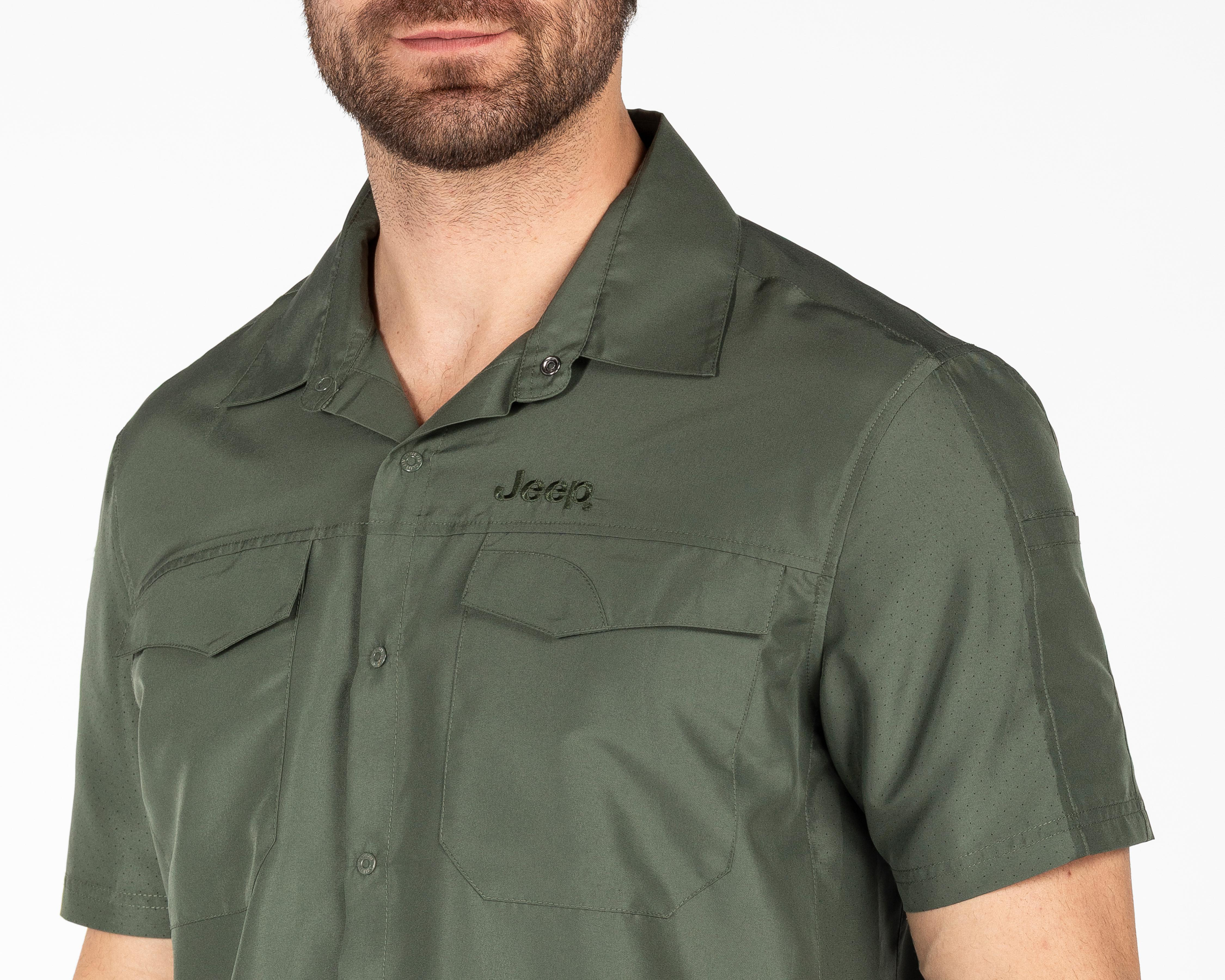Foto 4 pulgar | Camisa Casual Jeep Regular Lisa para Hombre