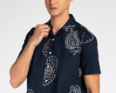 Foto 3 | Camisa de Moda de Algodón Porto Sur Regular Fit Estampada para Hombre