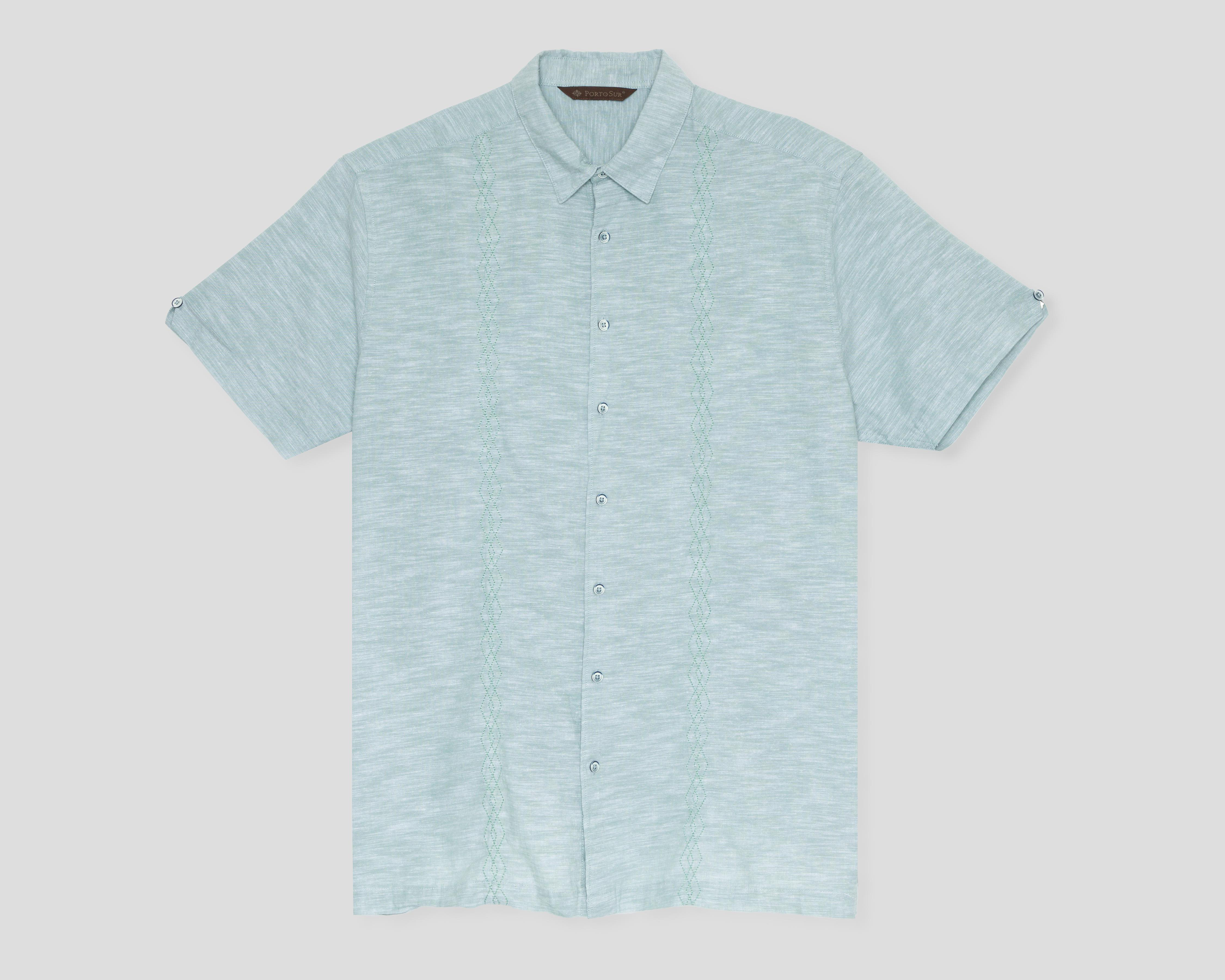 Foto 2 pulgar | Camisa Porto Sur Regular Verde para Hombre