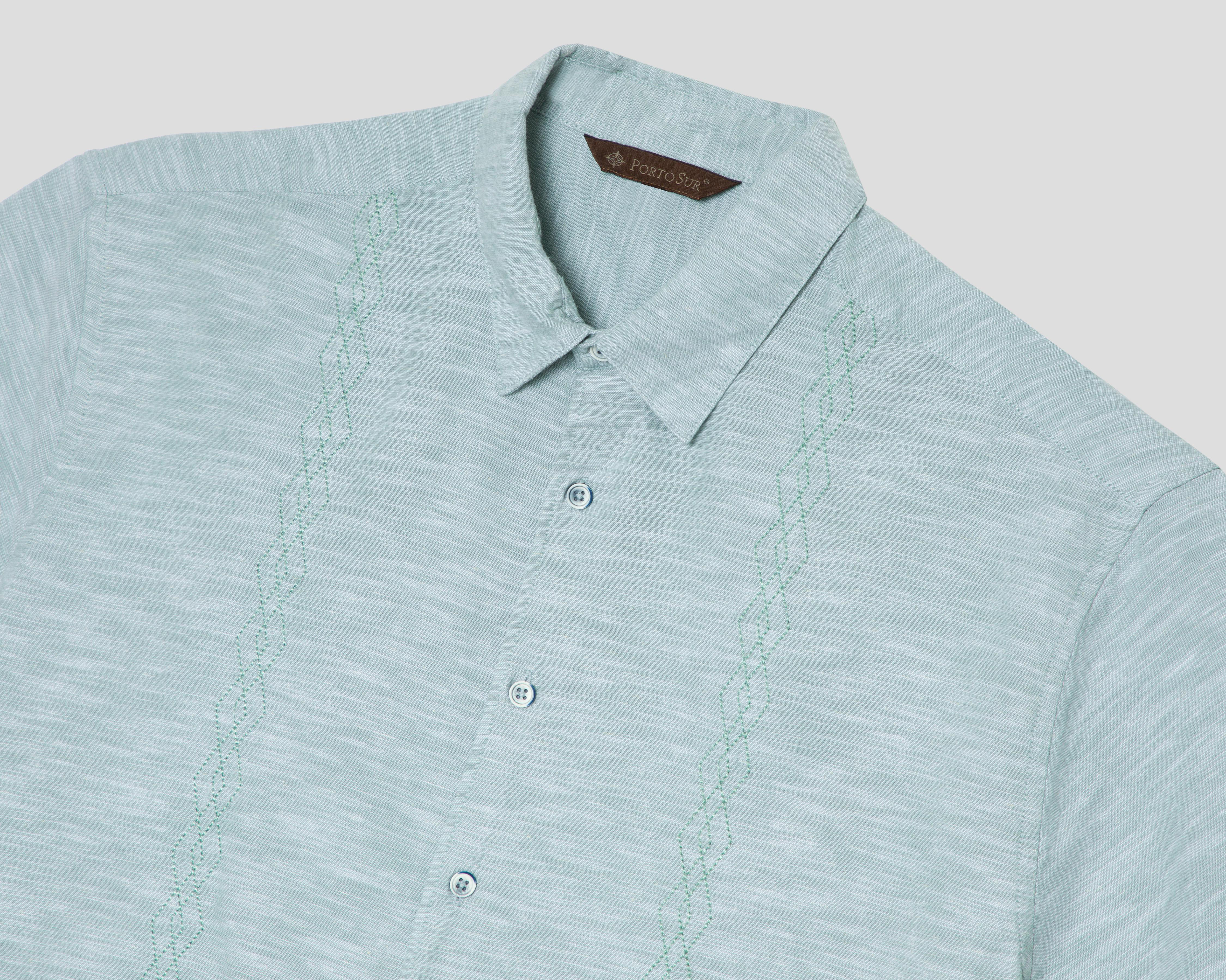 Foto 4 pulgar | Camisa Porto Sur Regular Verde para Hombre