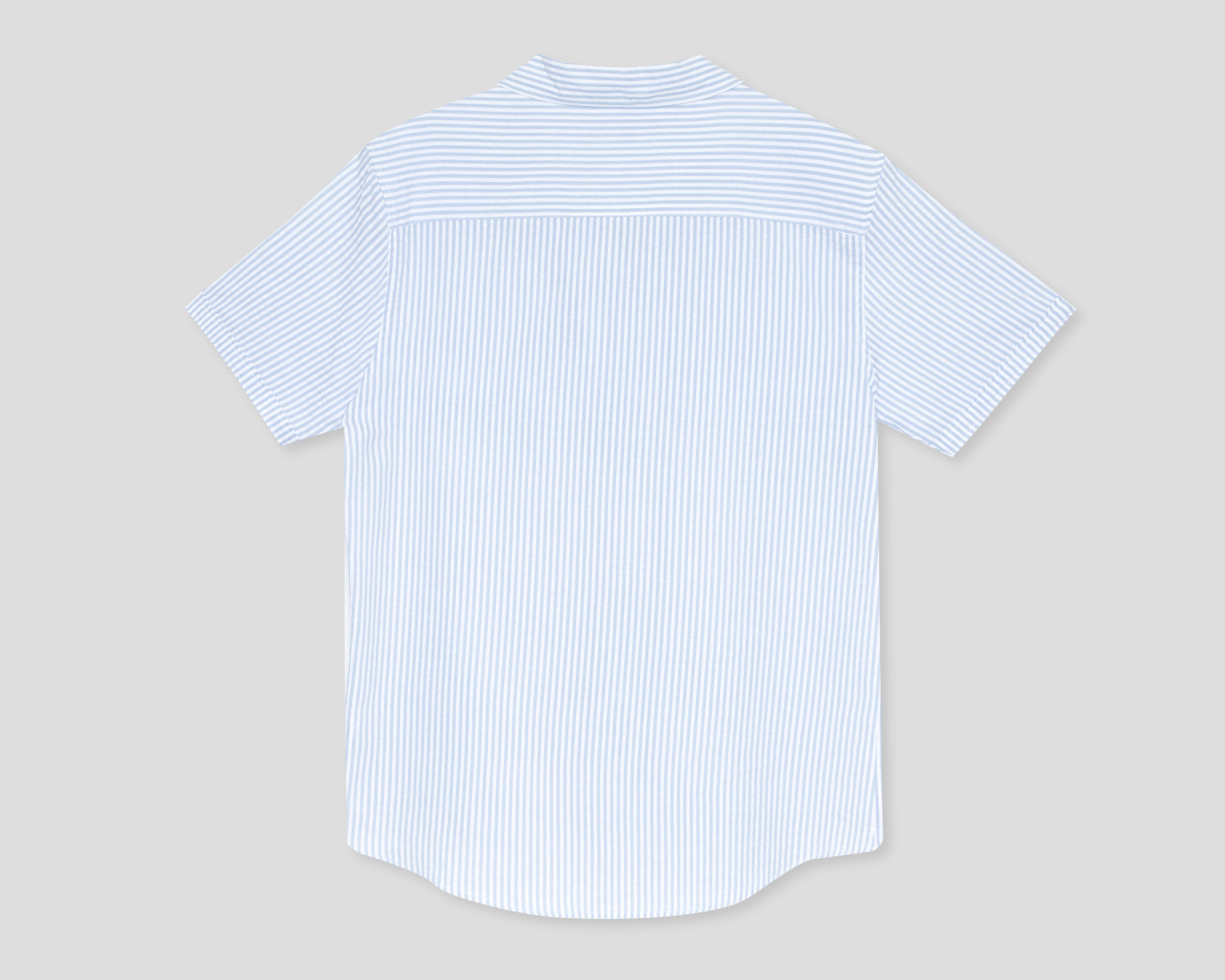 Foto 2 | Camisa Casual de Algodón Refill Regular a Rayas para Hombre