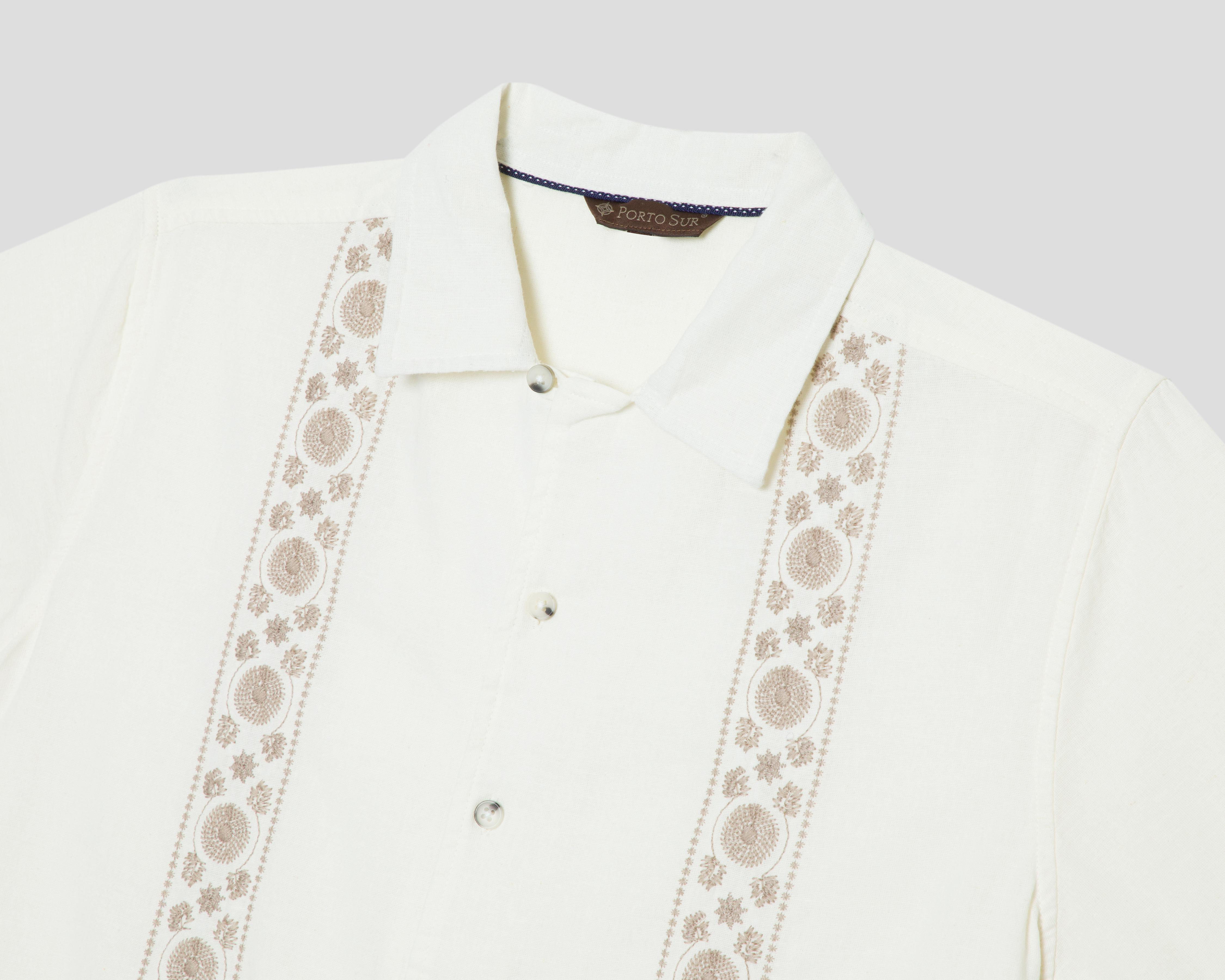 Foto 3 | Camisa Casual Porto Sur Regular Lisa para Hombre