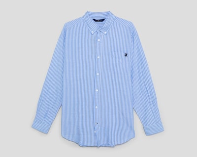 Foto 1 | Camisa Casual de Algodón York Team Polo Club Regular a Rayas para Hombre