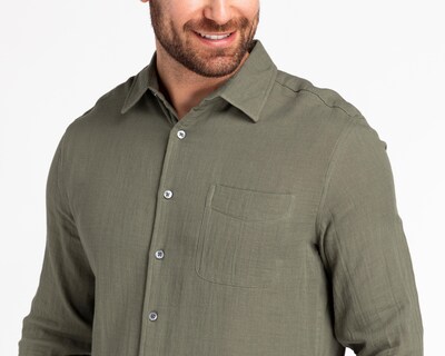Foto 4 | Camisa Casual de Algodón Refill Regular Fit para Hombre