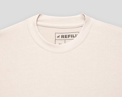 Foto 3 | Playera de Cuello Redondo Beige Refill para Hombre