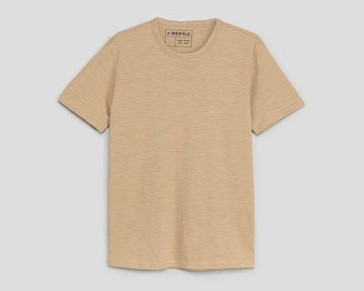 Foto 1 | Playera de Cuello Redondo Beige Refill para Hombre